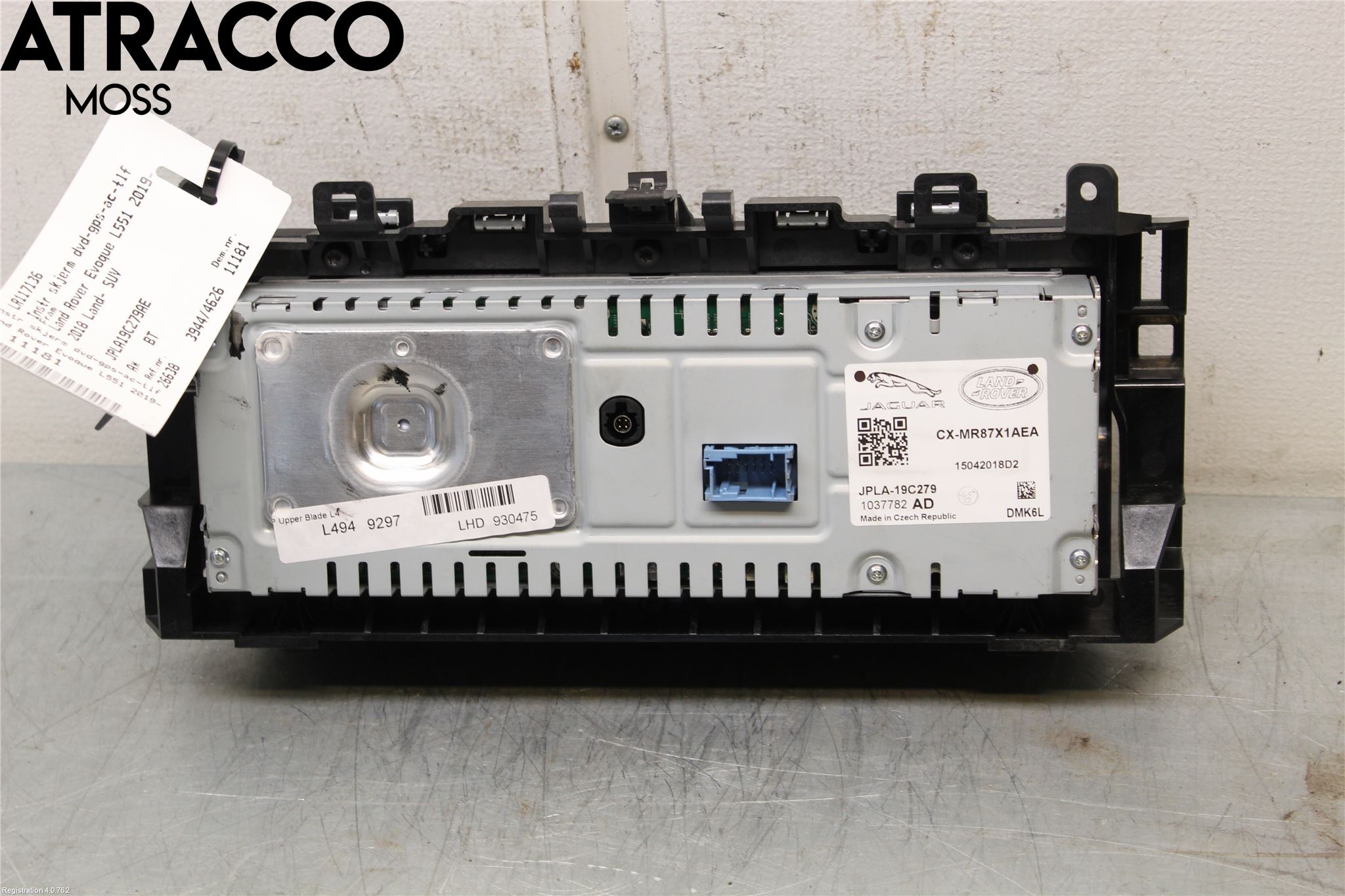 Landrover RANGE ROVER SPORT (L494) 14-22 Bildskärm