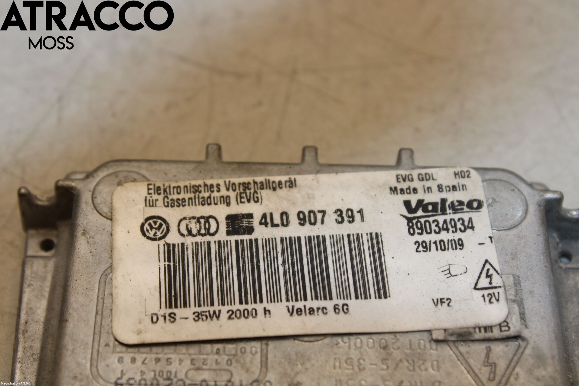 Volkswagen VW PASSAT 05-11 Styrenhet Strålkastare