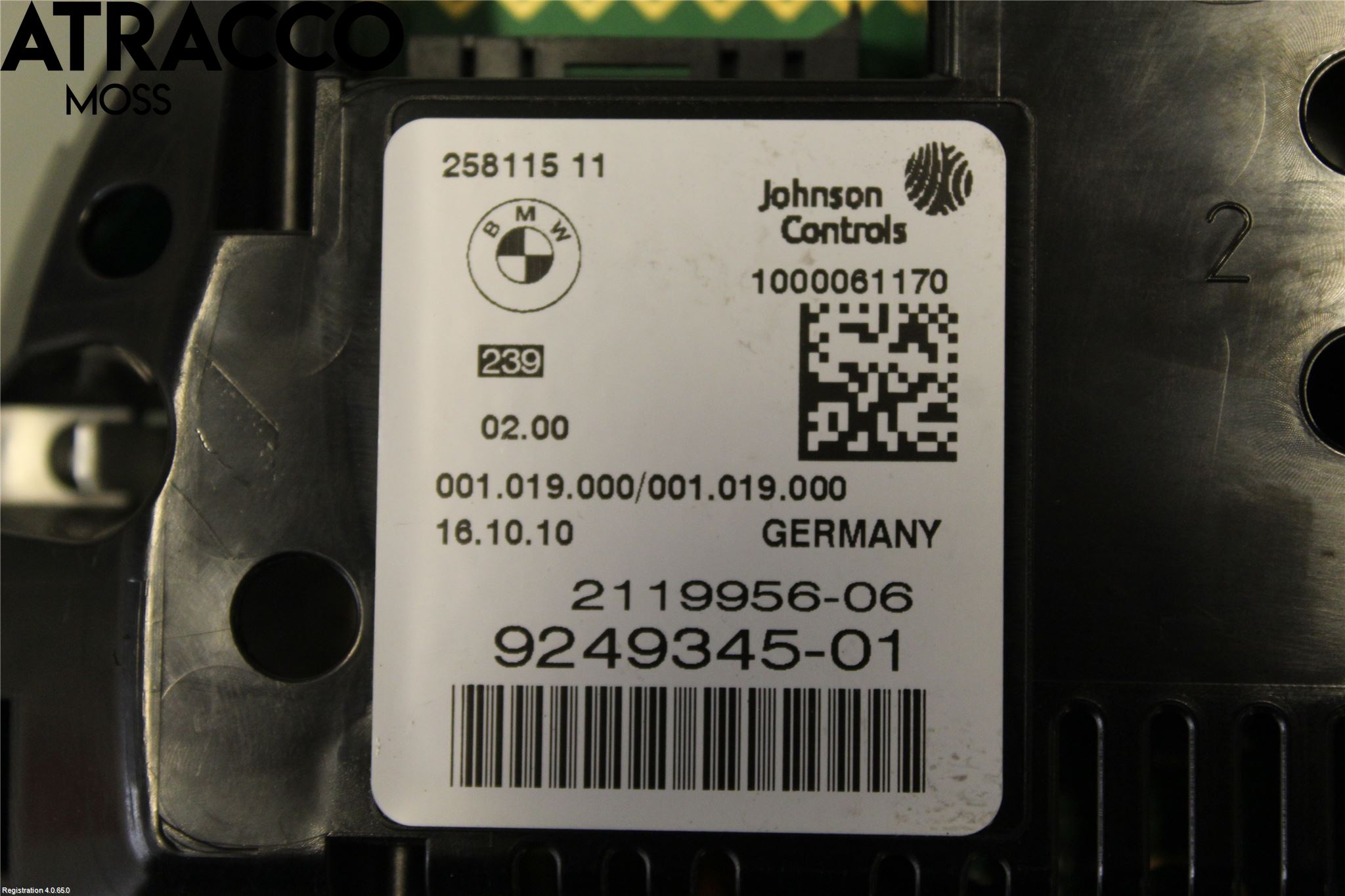 BMW 5 F10/F11/F18 09-17 Instrument Komb