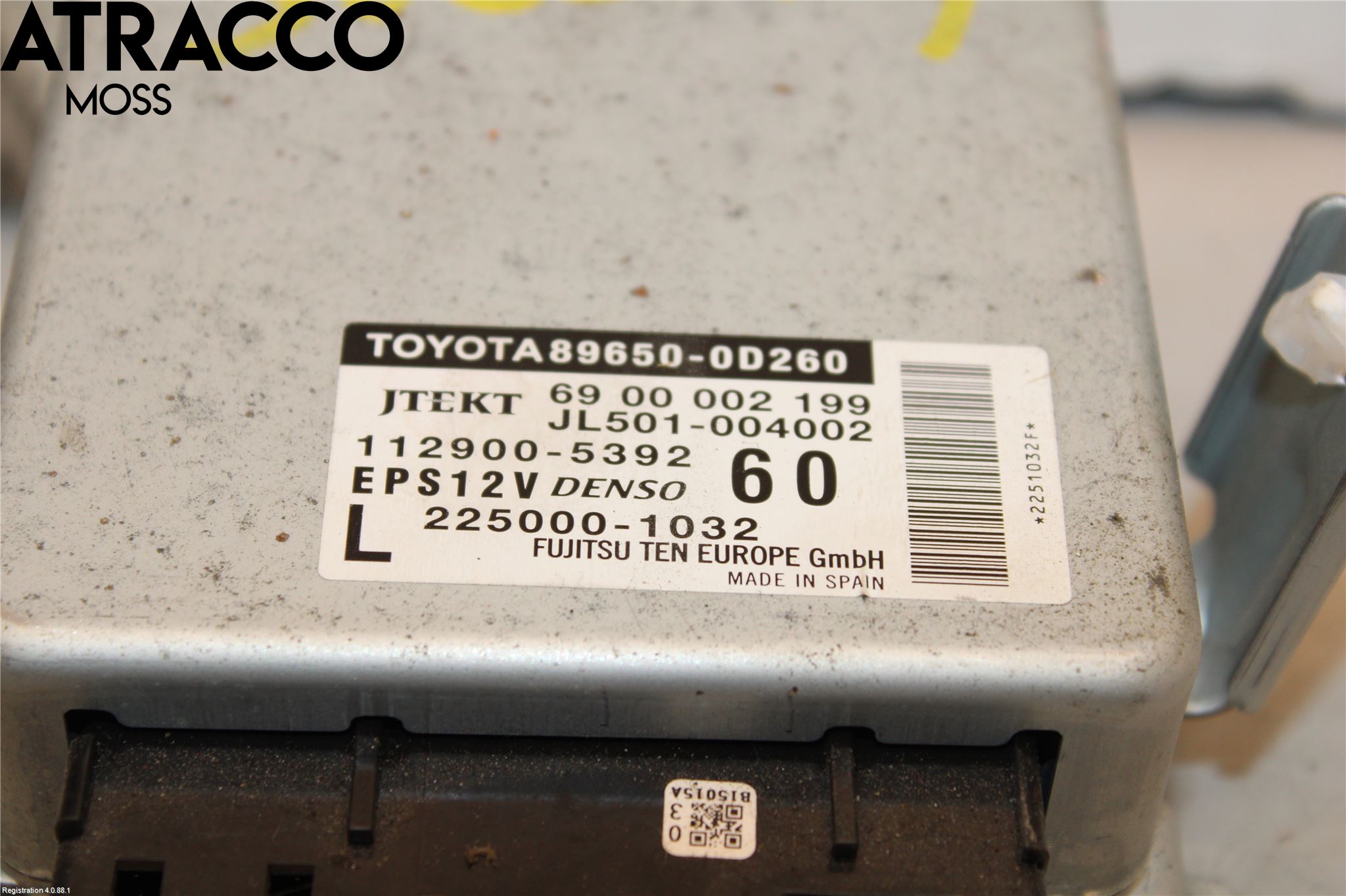 Toyota YARIS XP130 12-14 Styrenhet Styrservo
