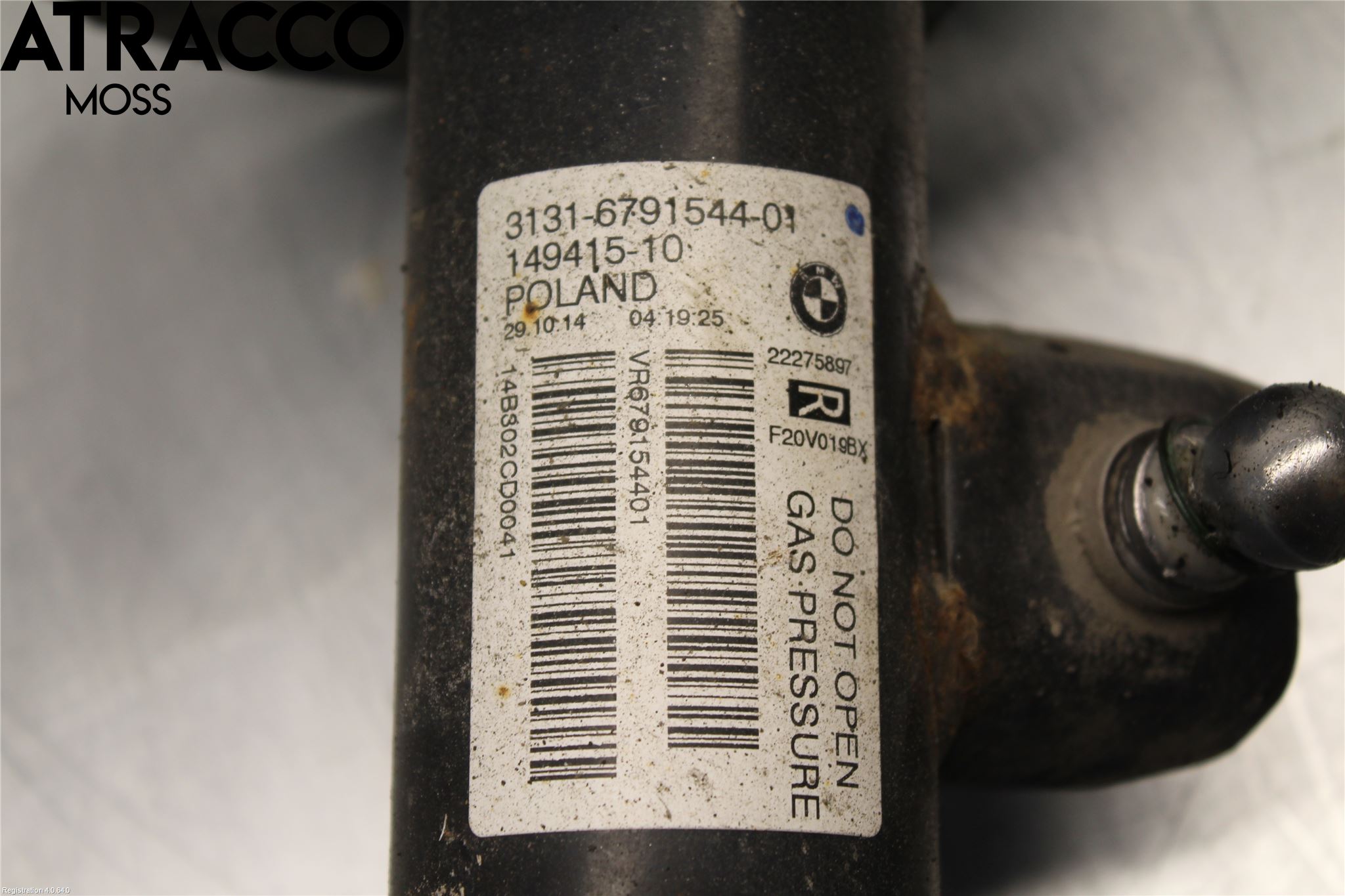 BMW 1 F20/F21 11-19 Fjäderben Fram Höger