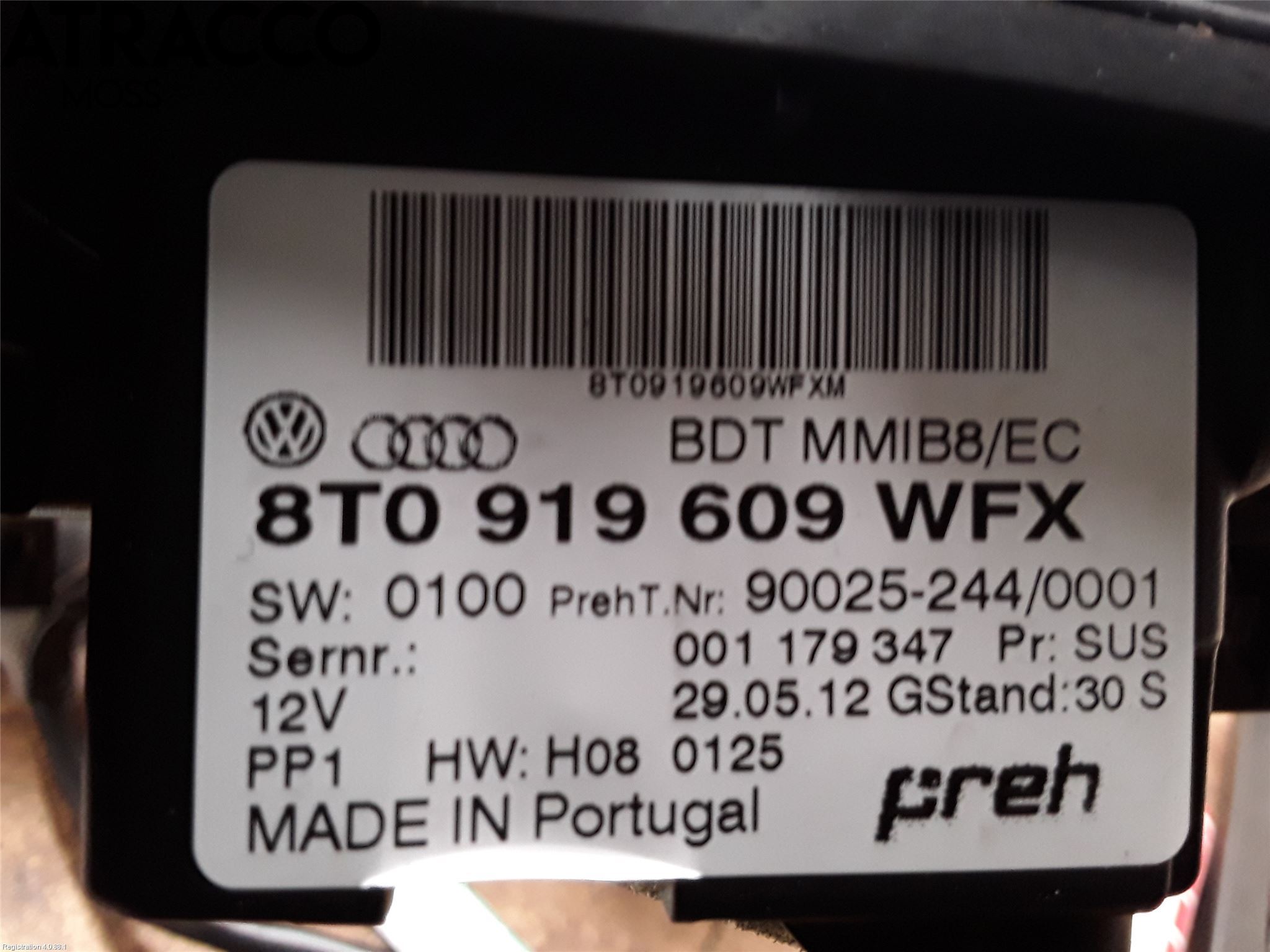 Audi Q5 09-16 Radio Övrigt