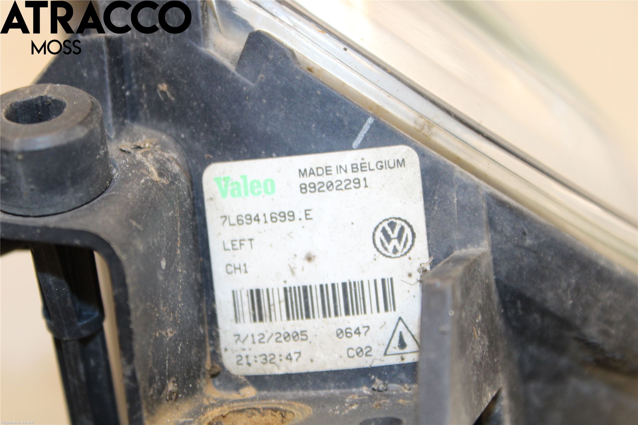 Volkswagen VW TOUAREG 7L 03-10 Dimljus-Varselljus Fram