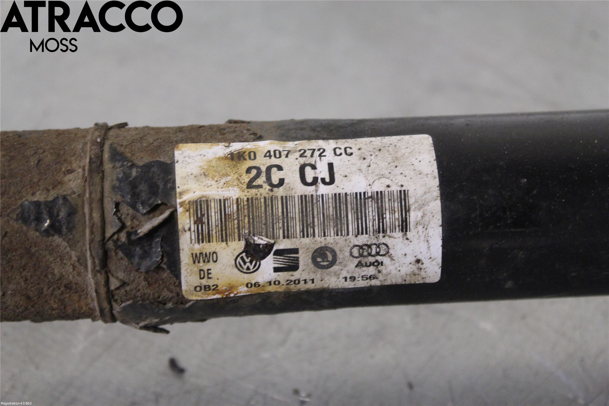 Volkswagen VW GOLF VI 09-13 Drivaxel Fram Höger