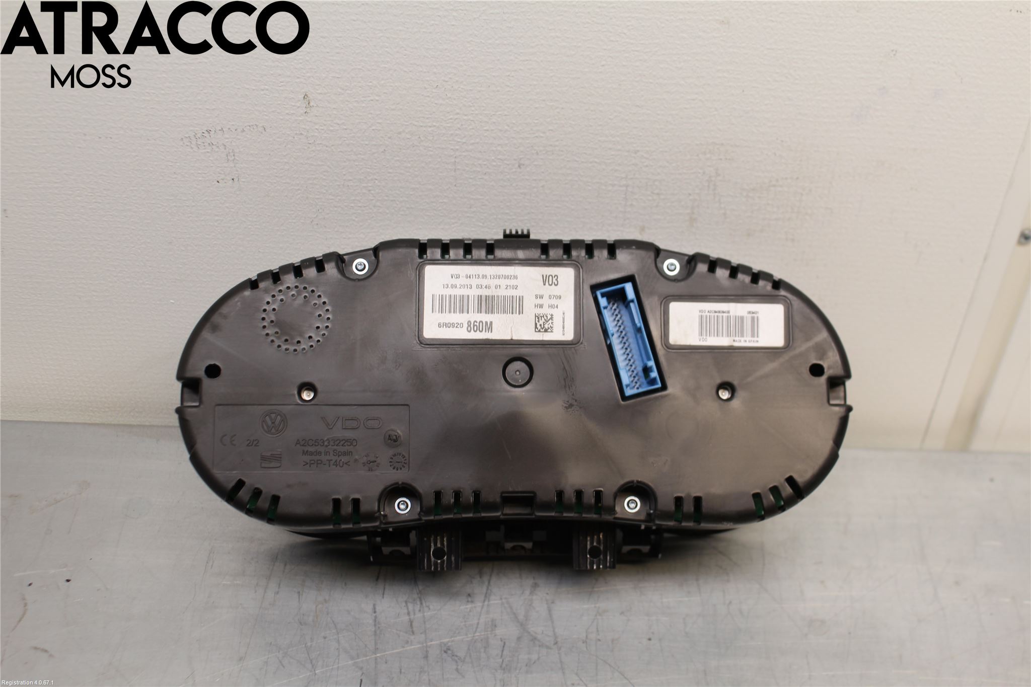 Volkswagen VW POLO 10-17 Instrument Komb