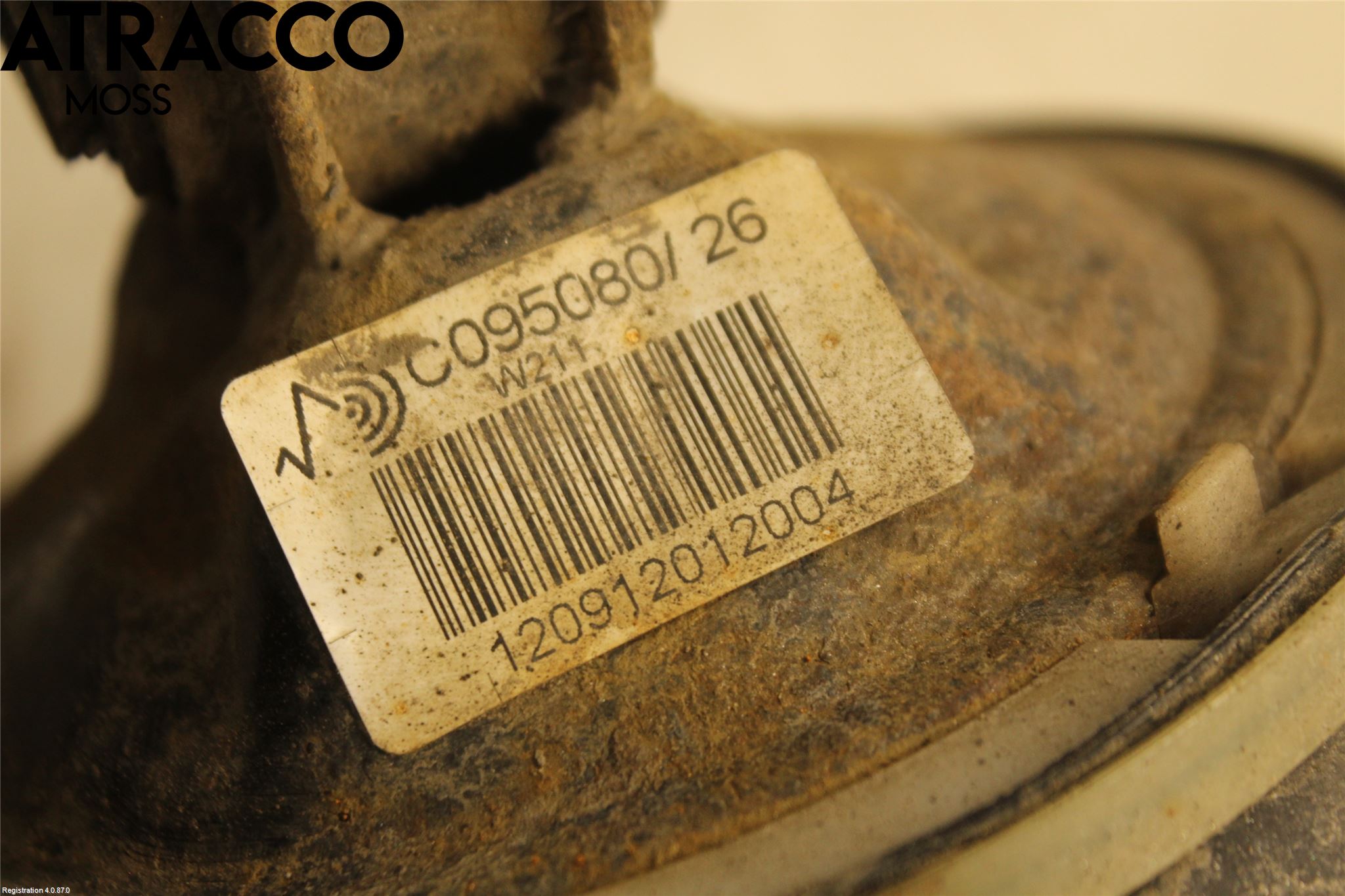 Mercedes-Benz MB E-KLASS (W211) 02-09 Nivå-Luftfjädring Bälg