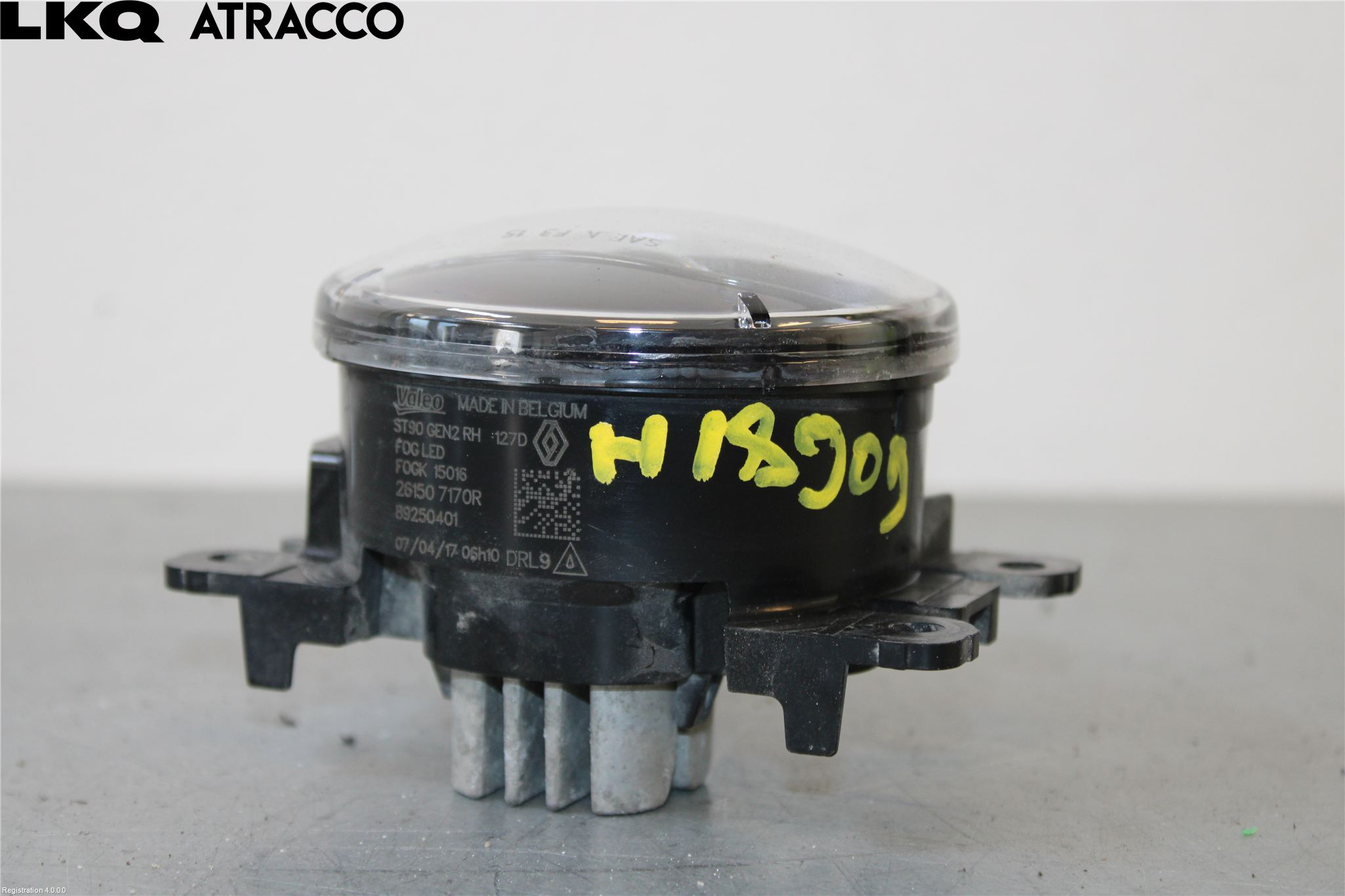 Renault CAPTUR 13-19 Dimljus-Varselljus Fram