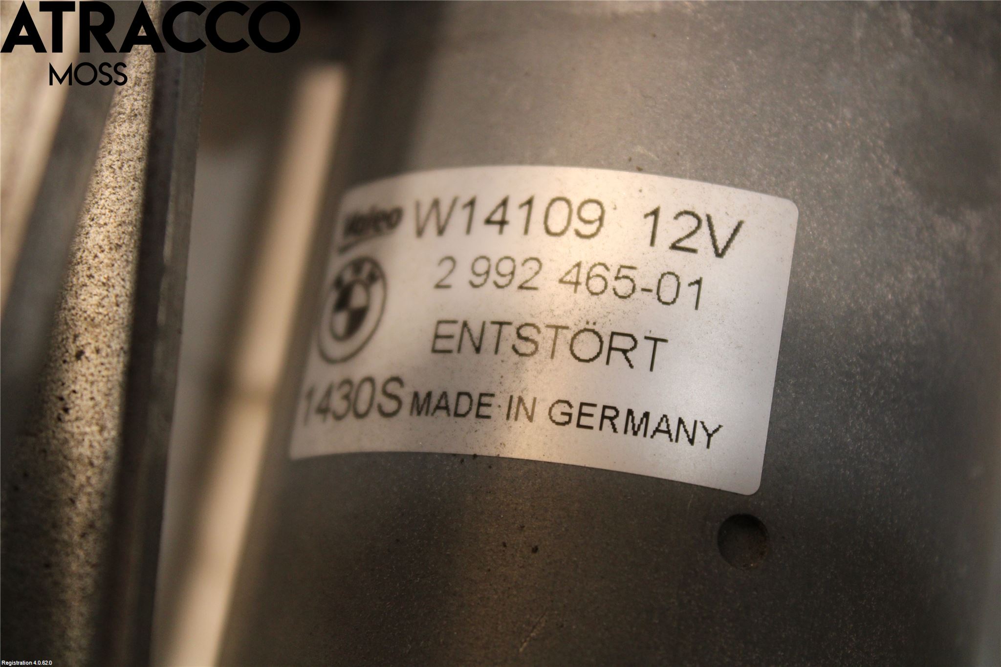 BMW X1 E84 10-15 Torkarmotor Vindruta
