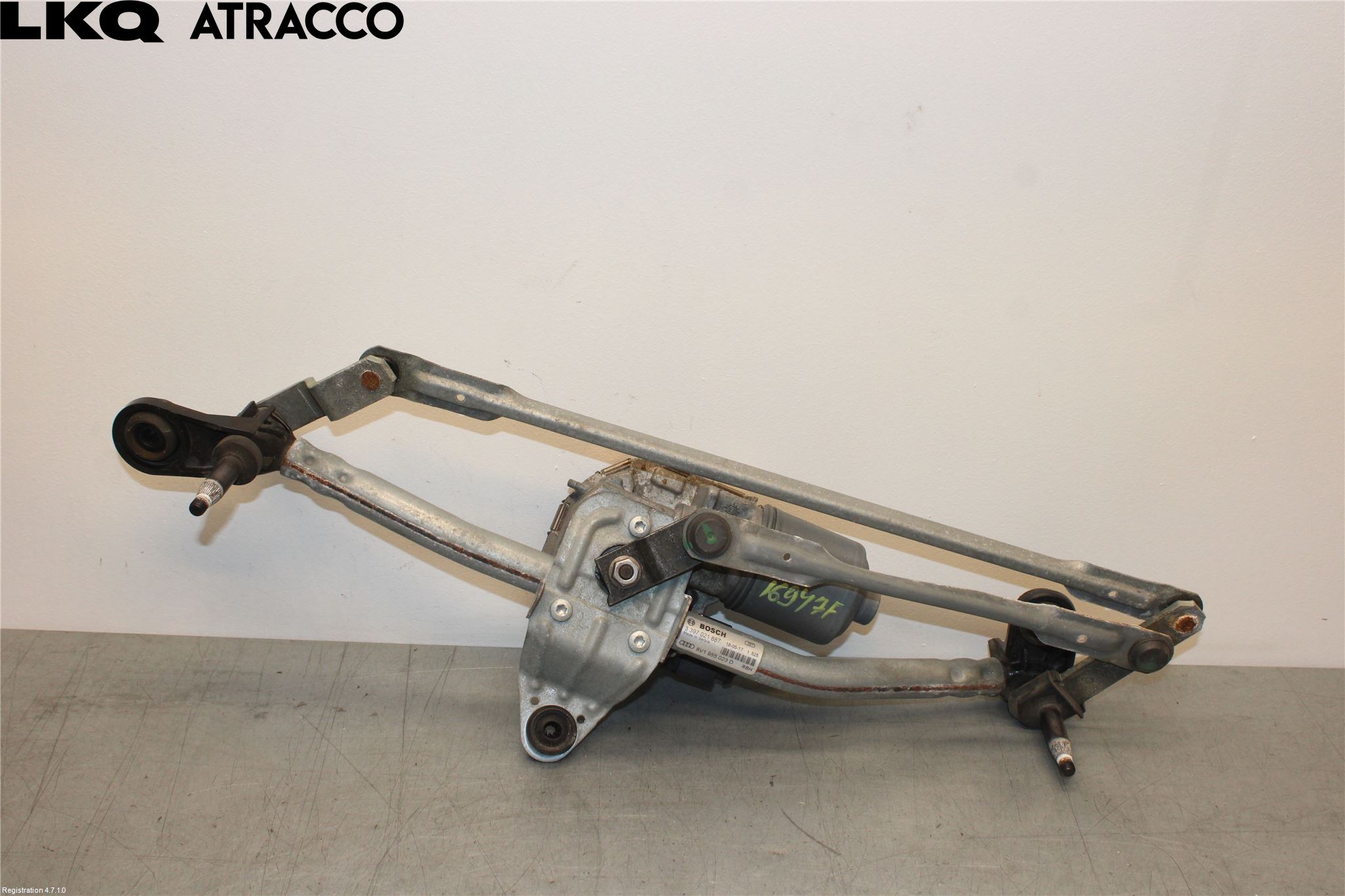 Audi A3/S3 8V 13-20 Torkarmotor Vindruta