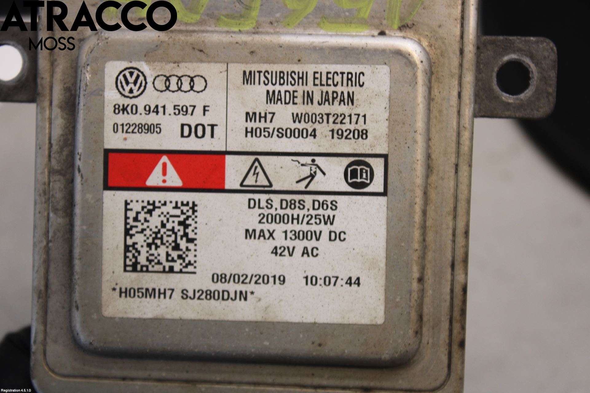 Volkswagen VW CADDY 16-20 Styrenhet Strålkastare