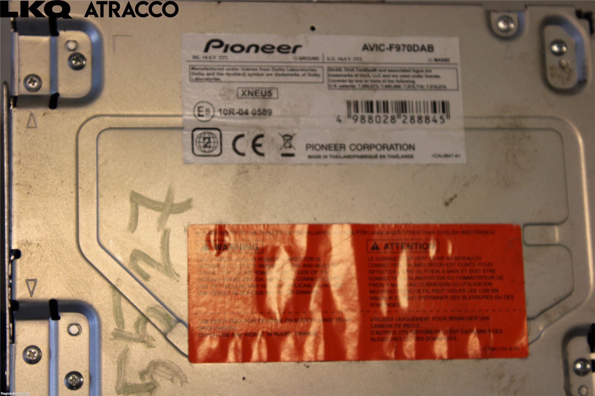 Isuzu D-MAX Cd Radio - Multimediapanel