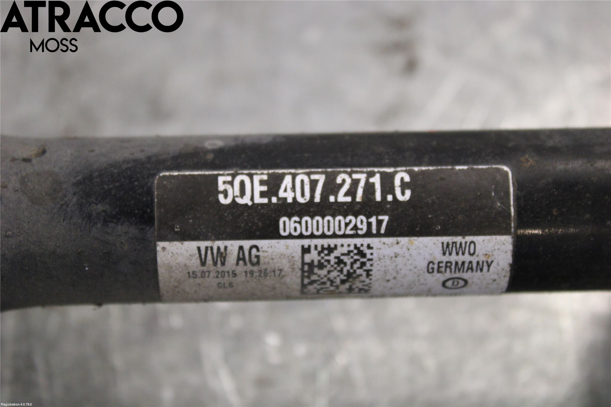 Volkswagen VW GOLF / E-GOLF VII 13-20 Drivaxel Fram Vänster