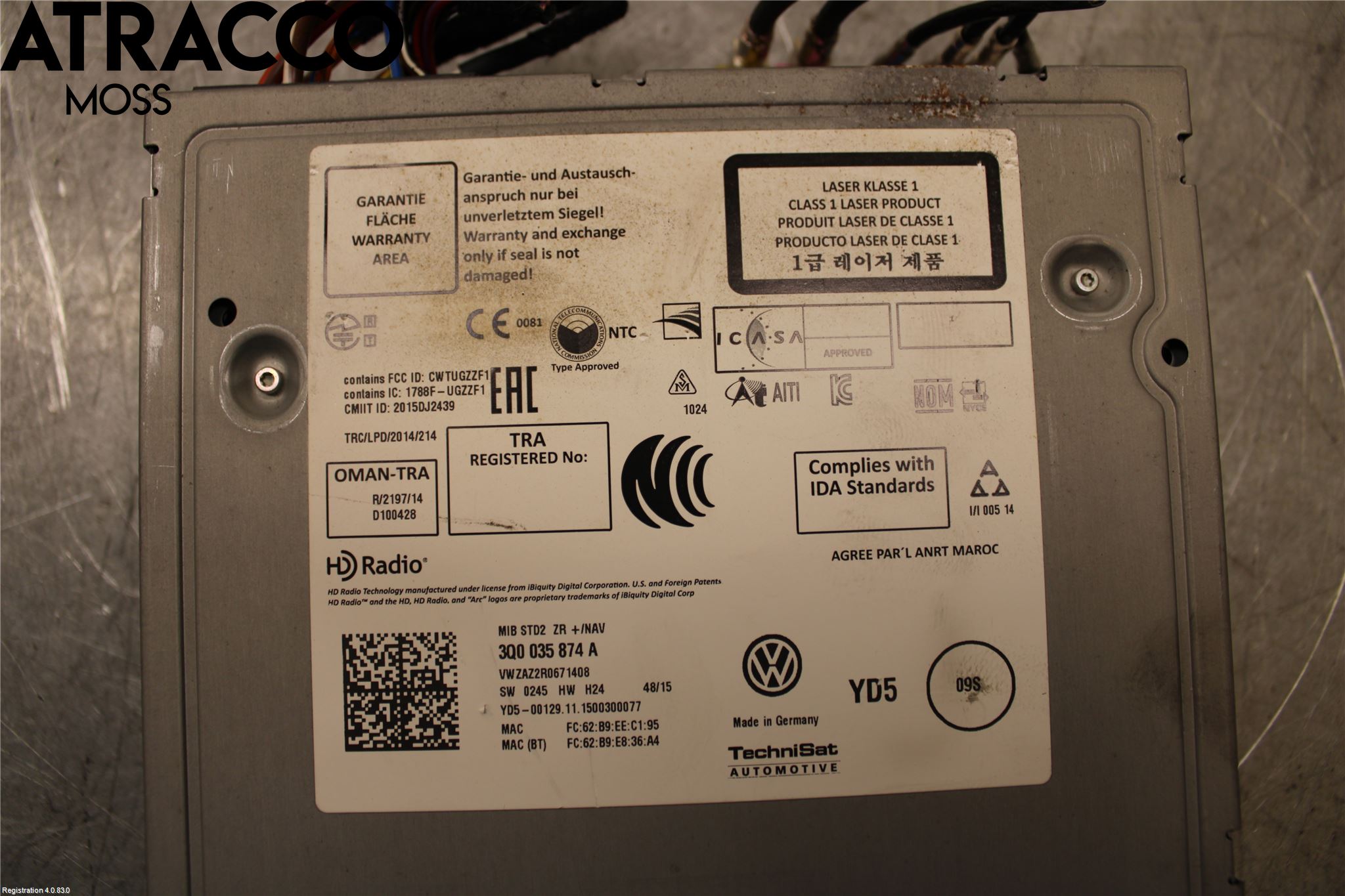Volkswagen VW POLO 10-17 Cd Radio - Multimediapanel