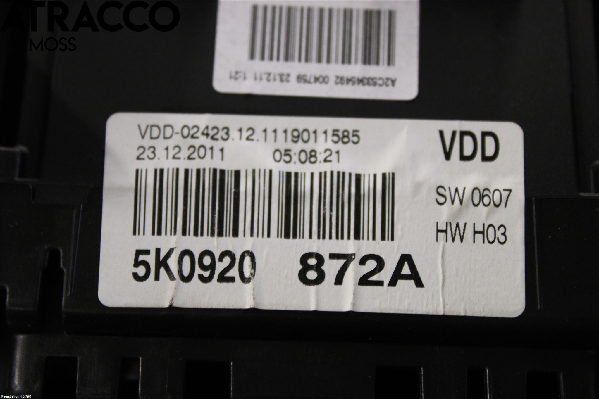 Volkswagen VW GOLF VI 09-13 Instrument Komb