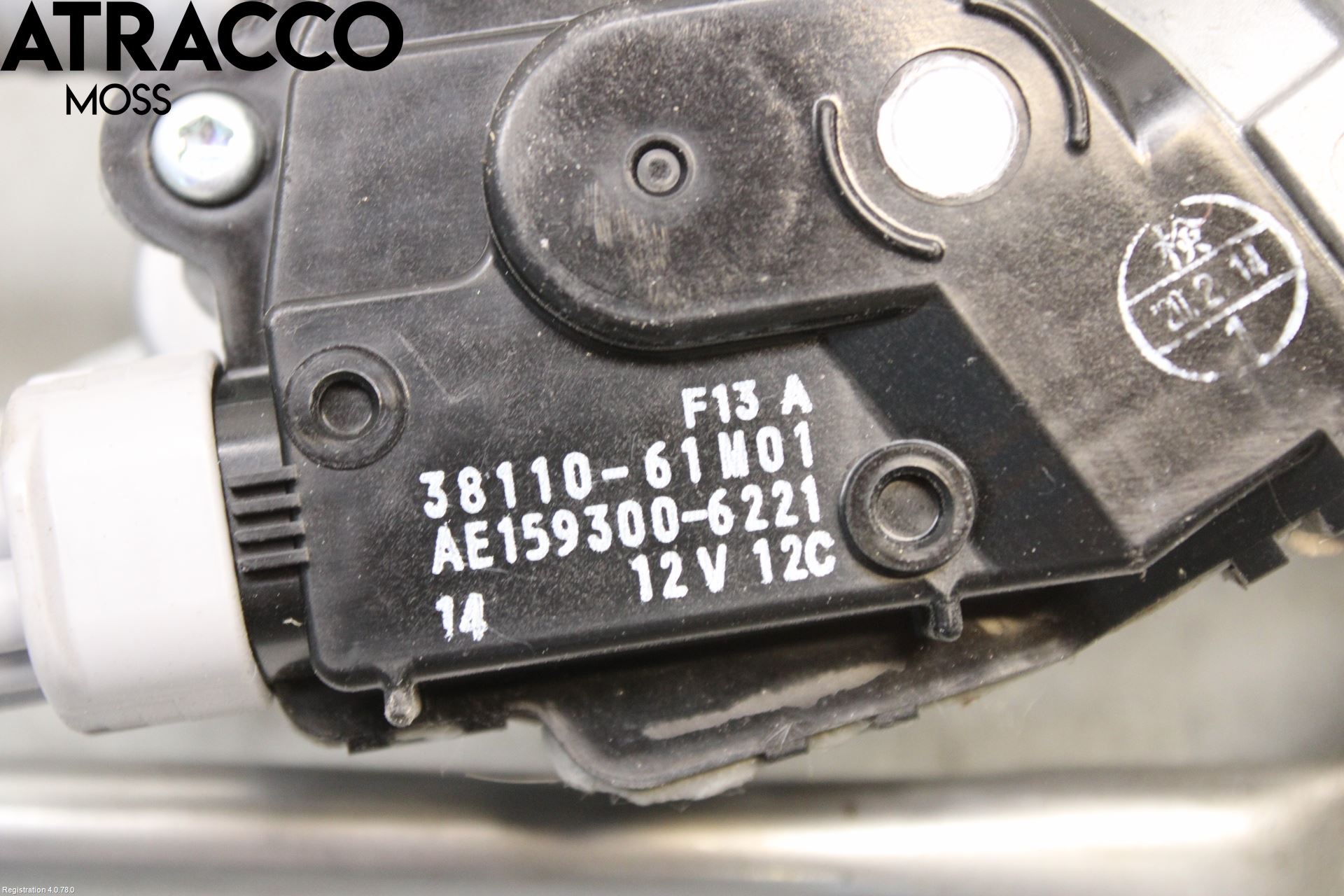 Suzuki ACROSS 21- Torkarmotor Vindruta