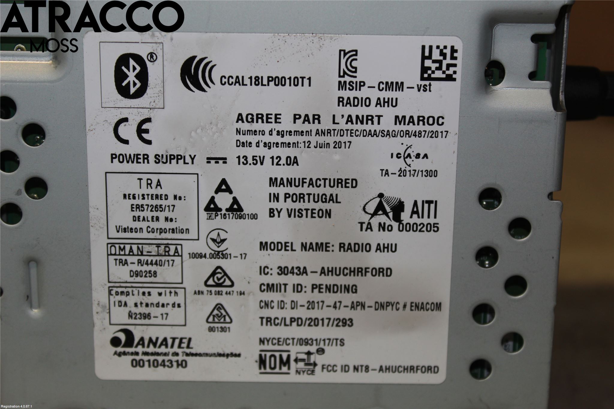 Ford TRANSIT SKÅP/BUSS 14-22 Radio