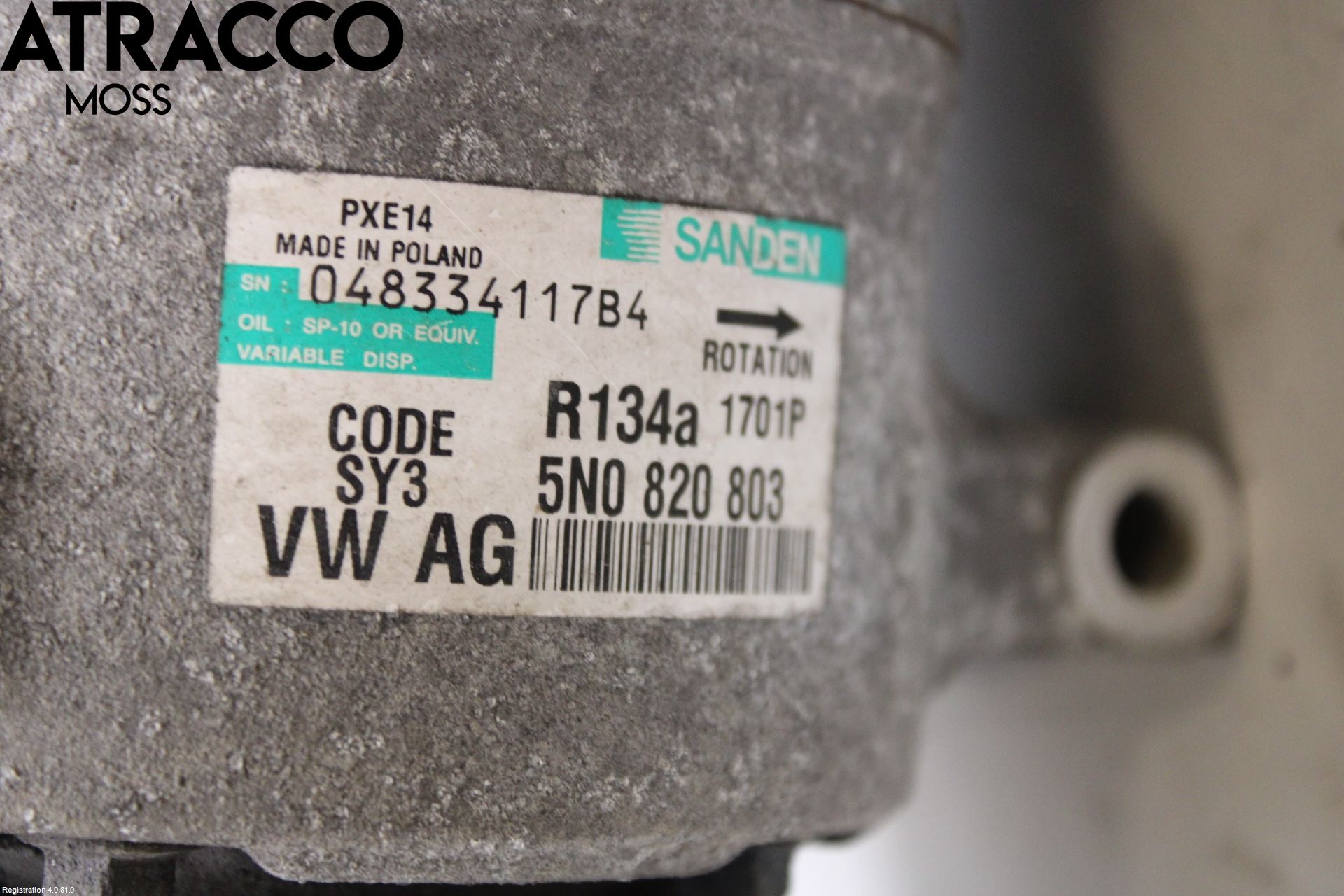 Audi A3/S3 05-13 Ac Kompressor