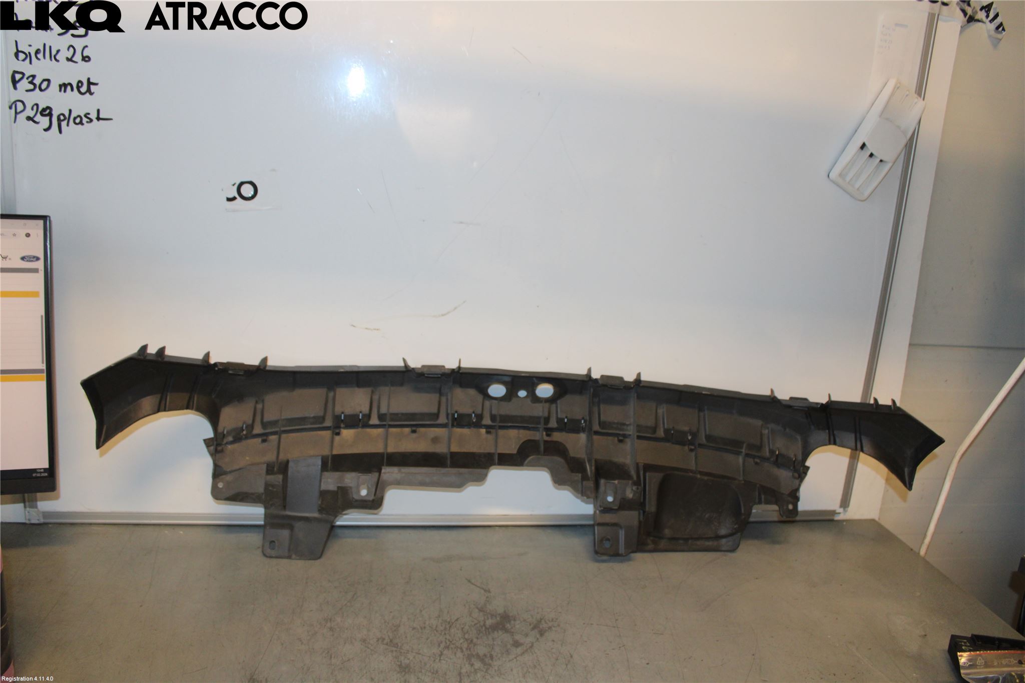 Ford TOURNEO 95-02 Deflektor Plåt-Plast Kylning
