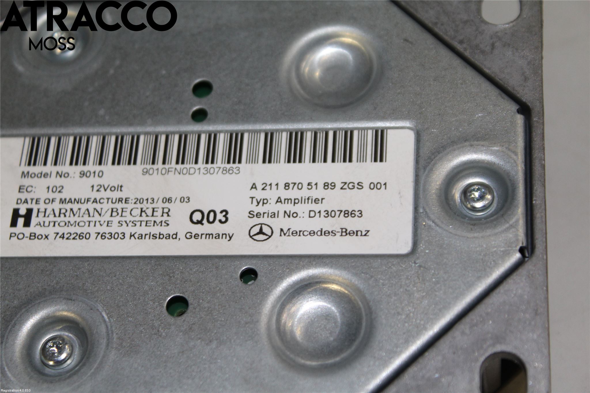 Mercedes-Benz MB E-KLASS (W212) 09-16 Radio-Stereo Förstärkare