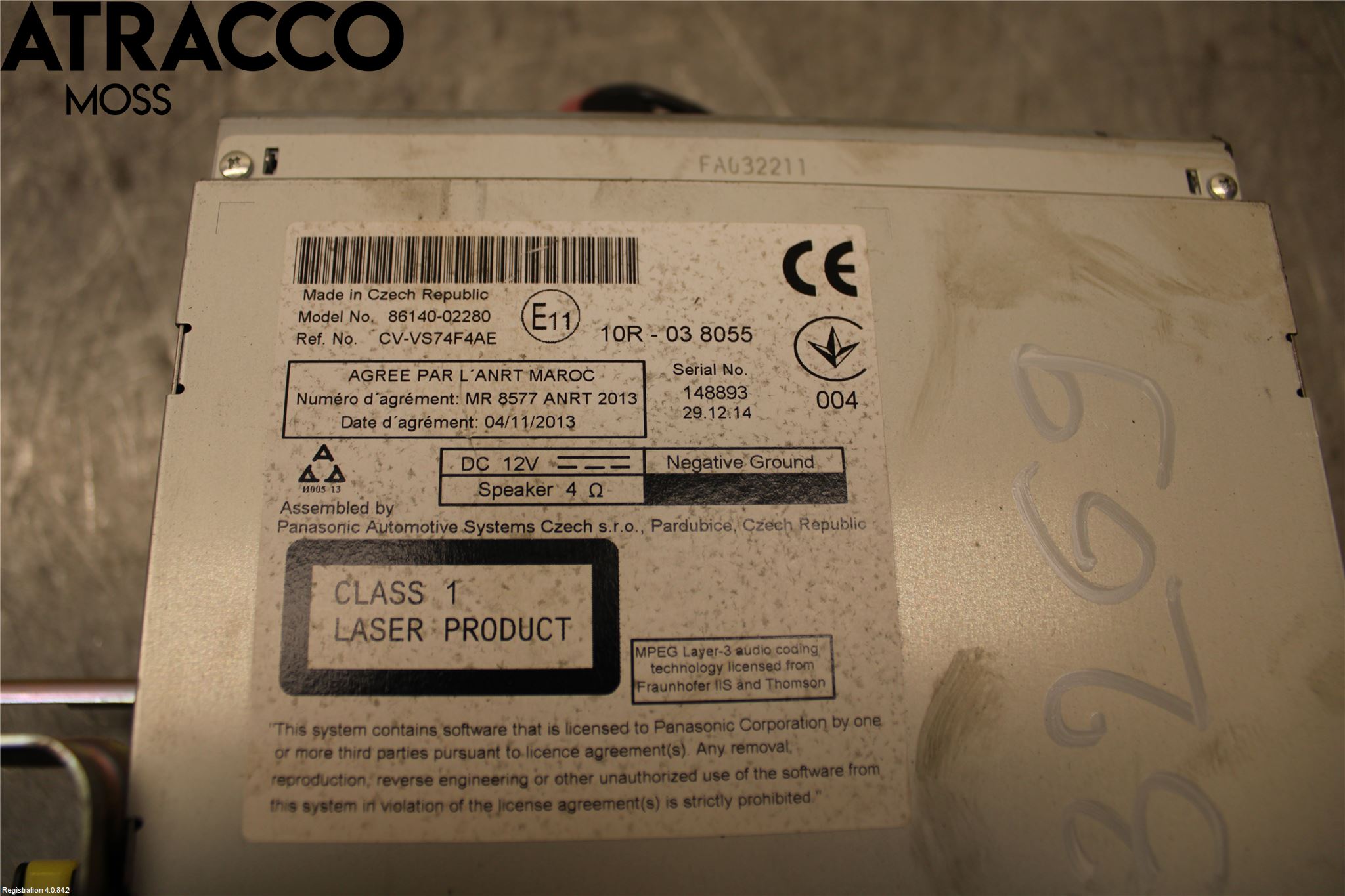 Toyota AURIS 13-19 Cd Radio - Multimediapanel