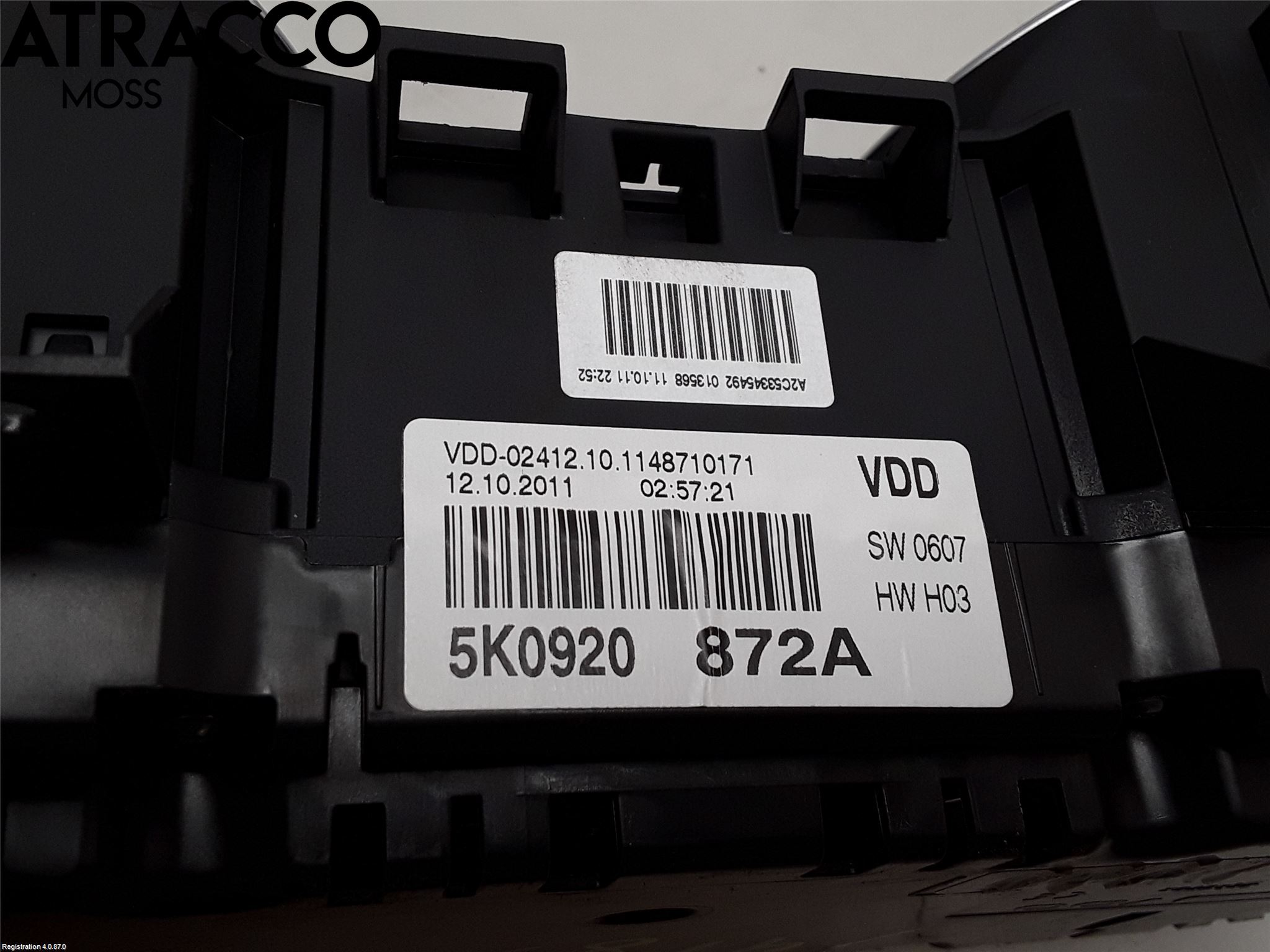 Volkswagen VW GOLF VI 09-13 Instrument Komb