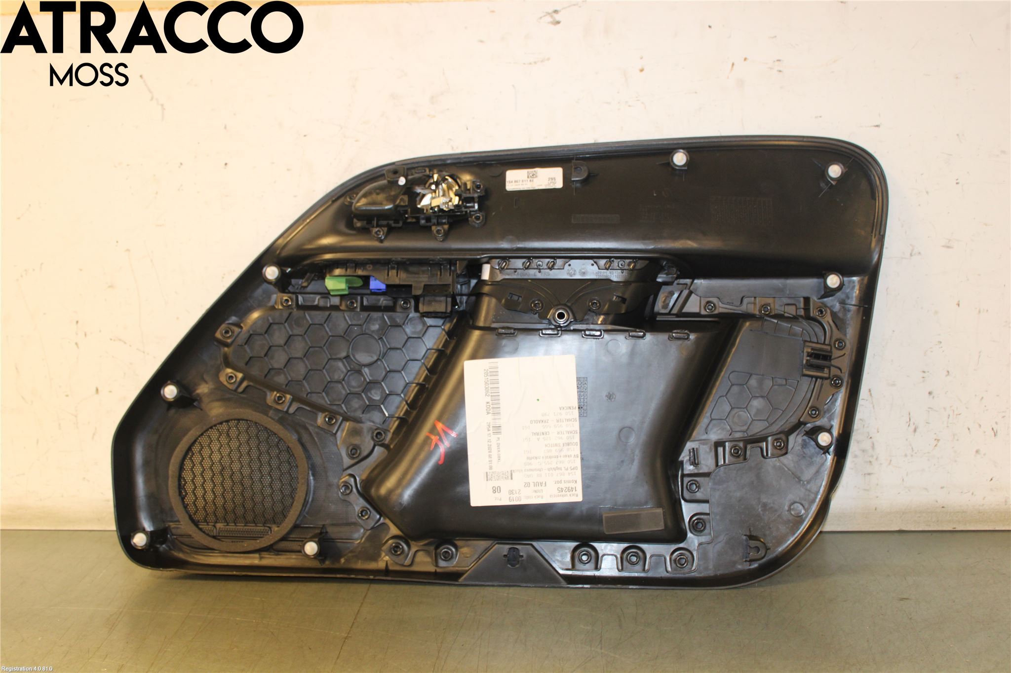 Skoda CITIGO / CITIGO E IV Dörrklädsel Inlägg-List Vä