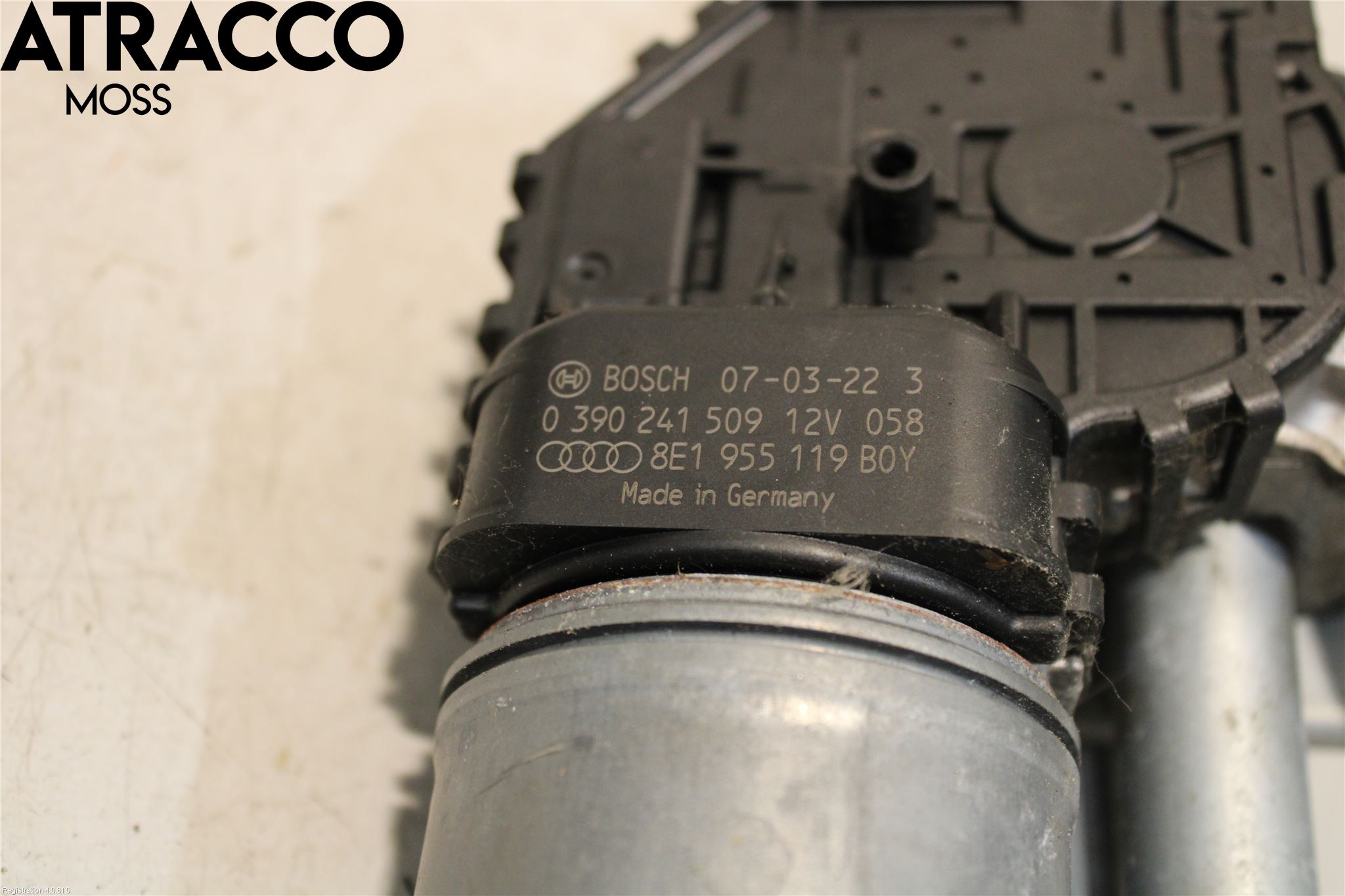 Audi A4/S4 05-07 Torkarmotor Vindruta