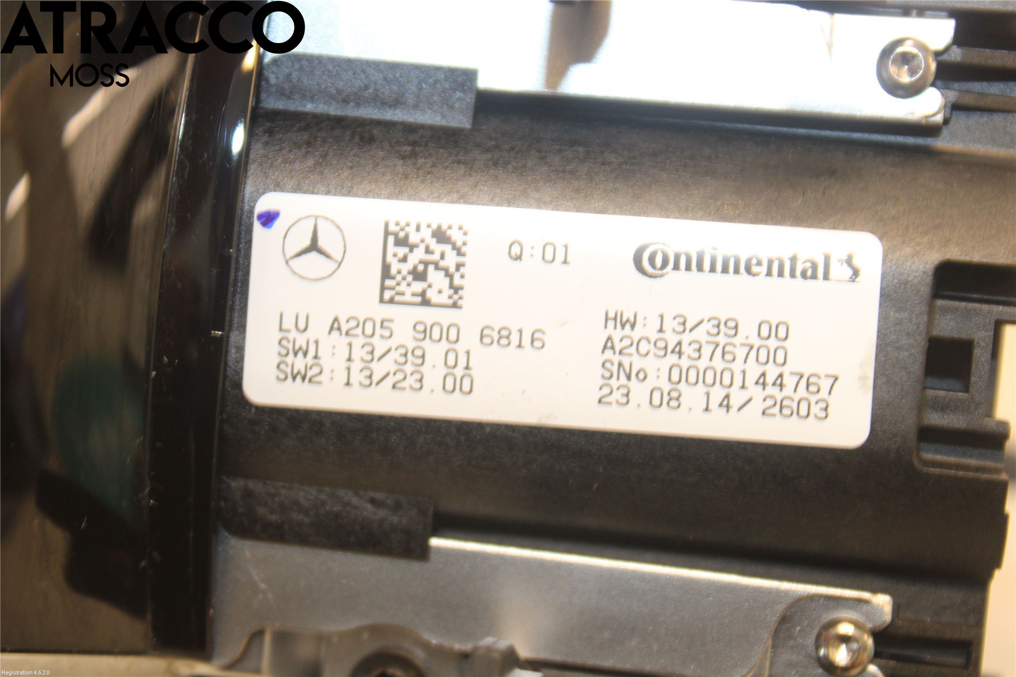 Mercedes-Benz MB C-KLASS (W205) 14-21 Strömställare Multifunktion