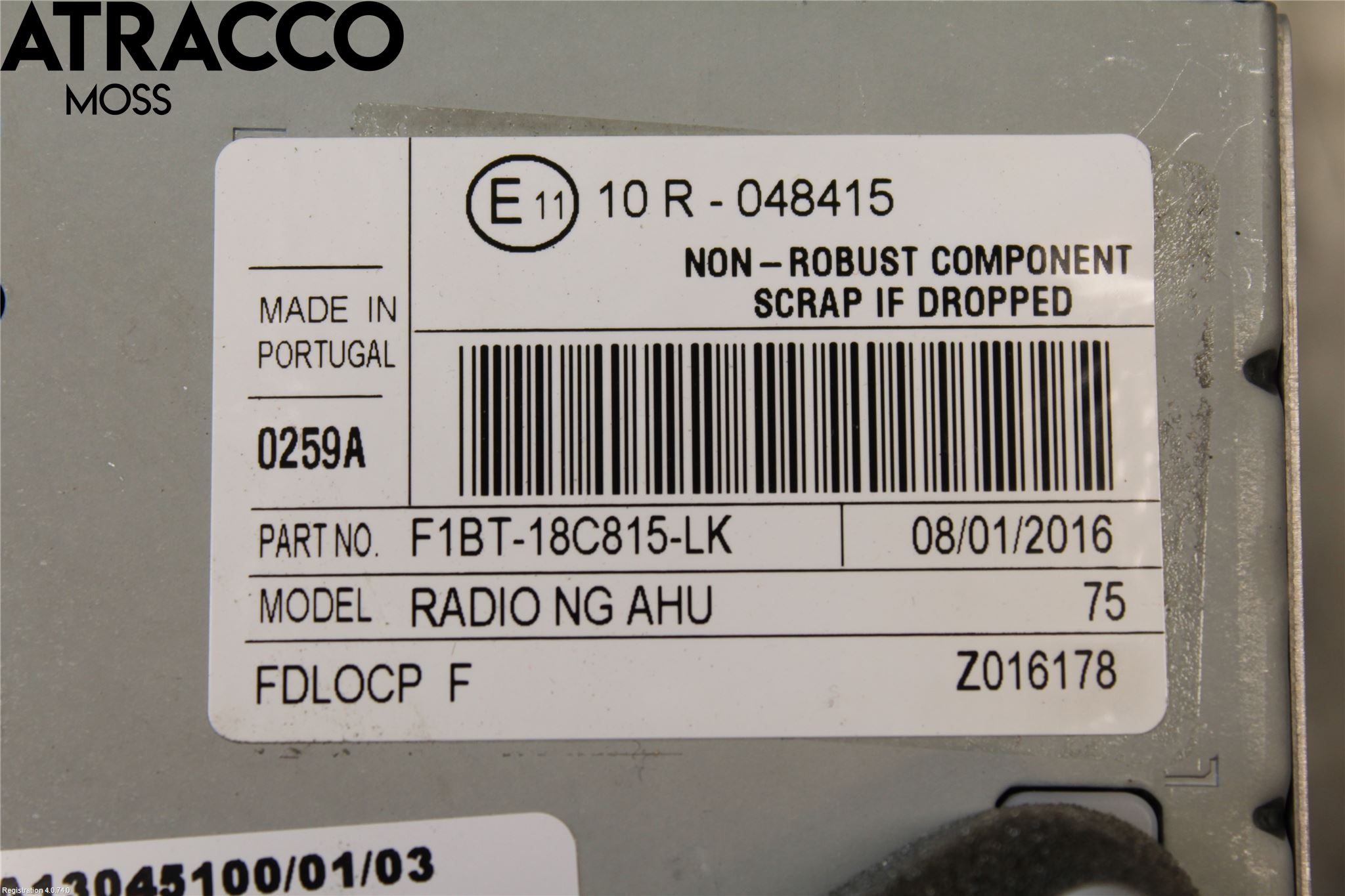 Ford TRANSIT/TOURNEO CONNECT 13-22 Cd Radio - Multimediapanel