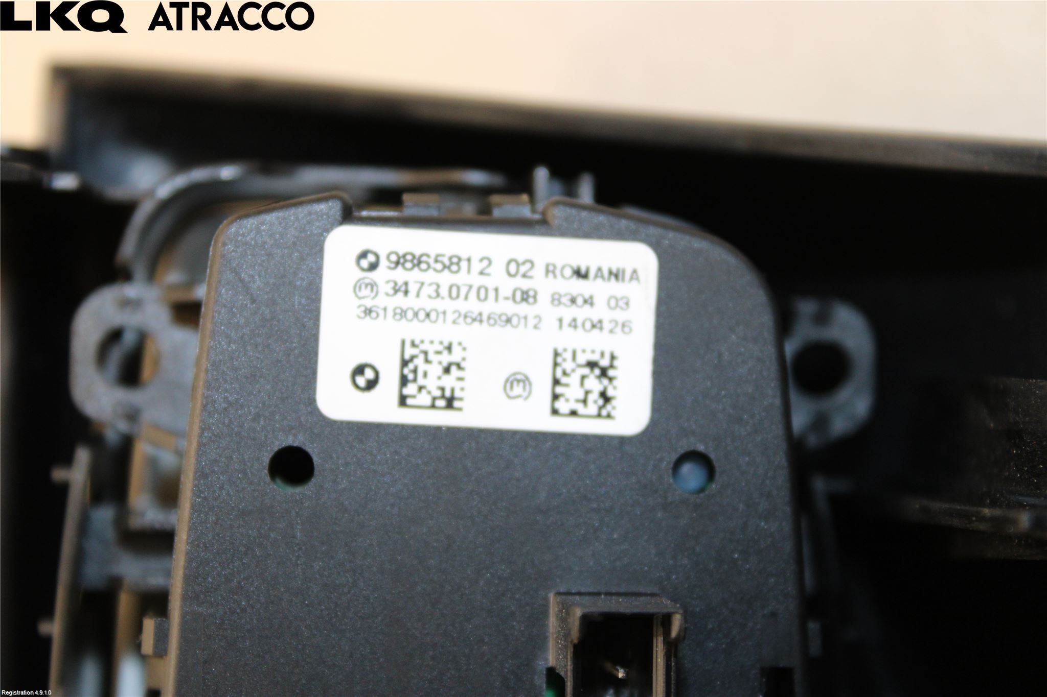 BMW i3 I01 13-22 Strömställare Ljus-Golv