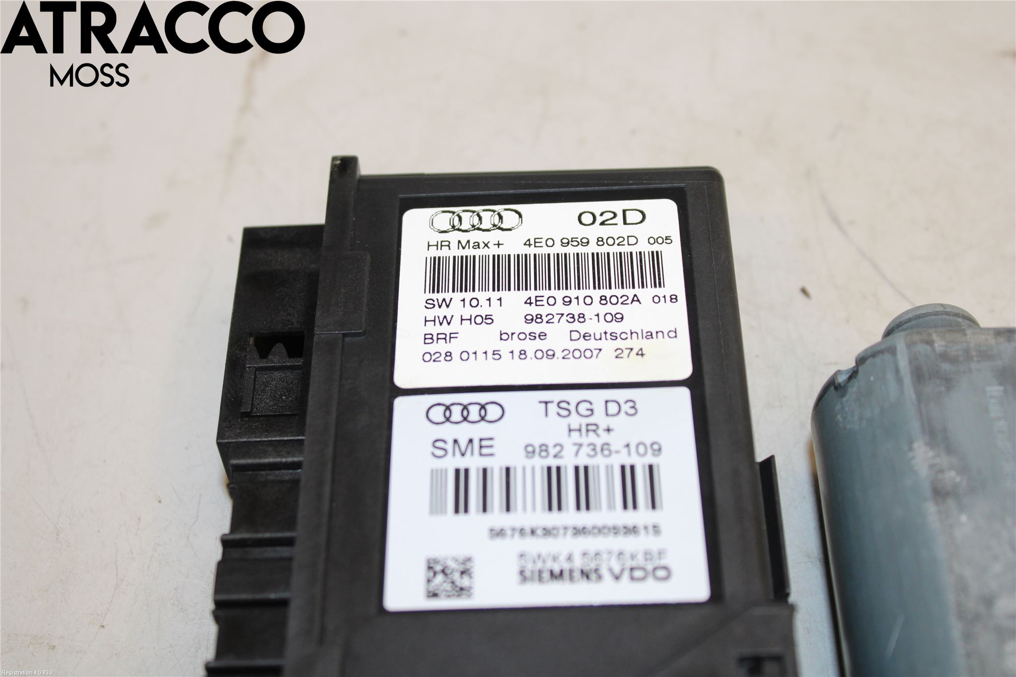 Audi A8/S8 4D 94-02 Fönsterhissmotor