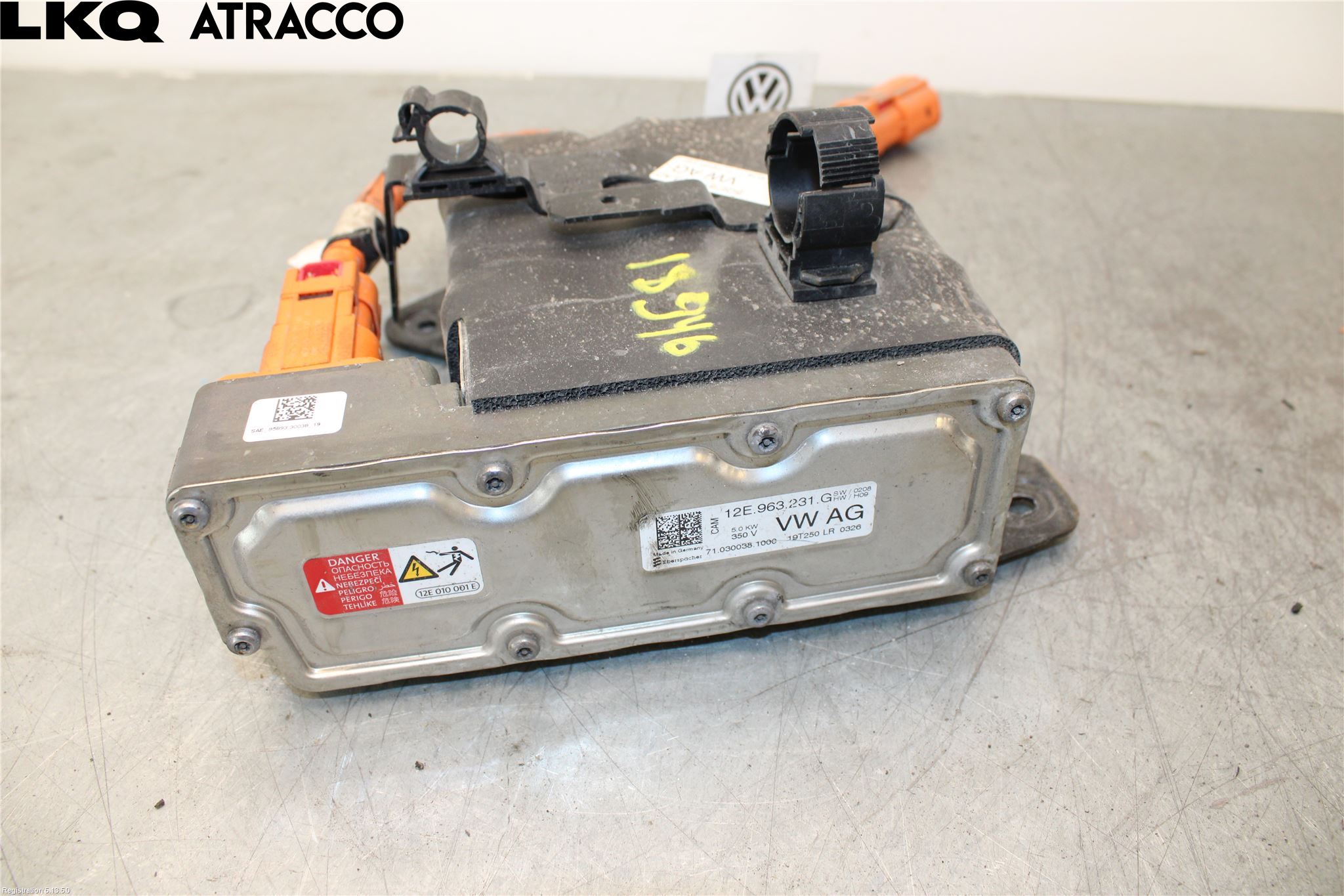 Volkswagen VW GOLF / E-GOLF VII 13-20 Värme Cellpaket Komp