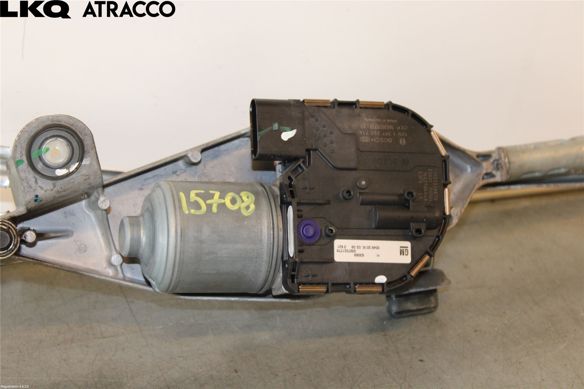 Opel ASTRA K 16-22 Torkarmotor Vindruta