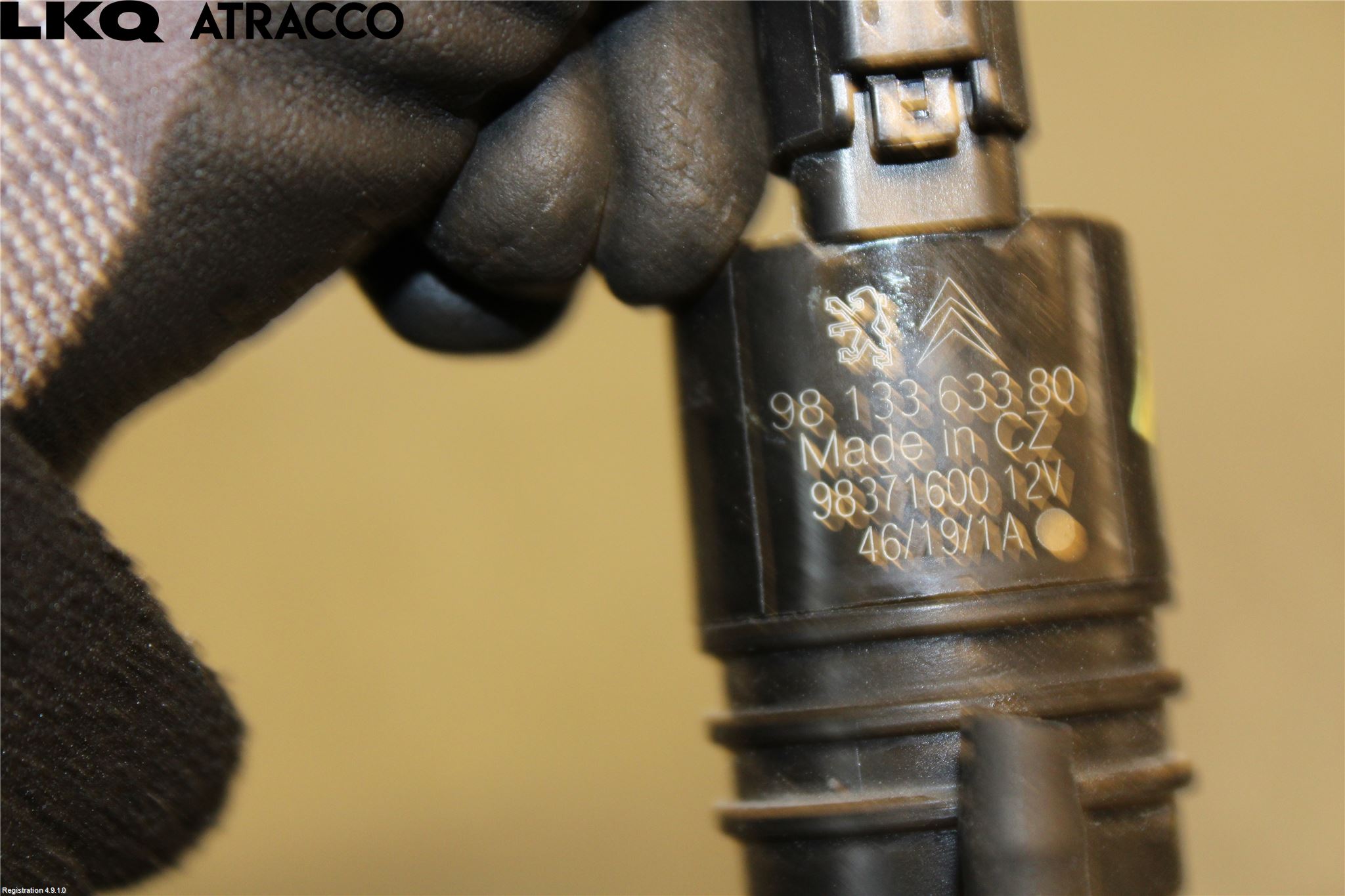 Citroen C5 AIRCROSS 19- Spolarpump Vindruta