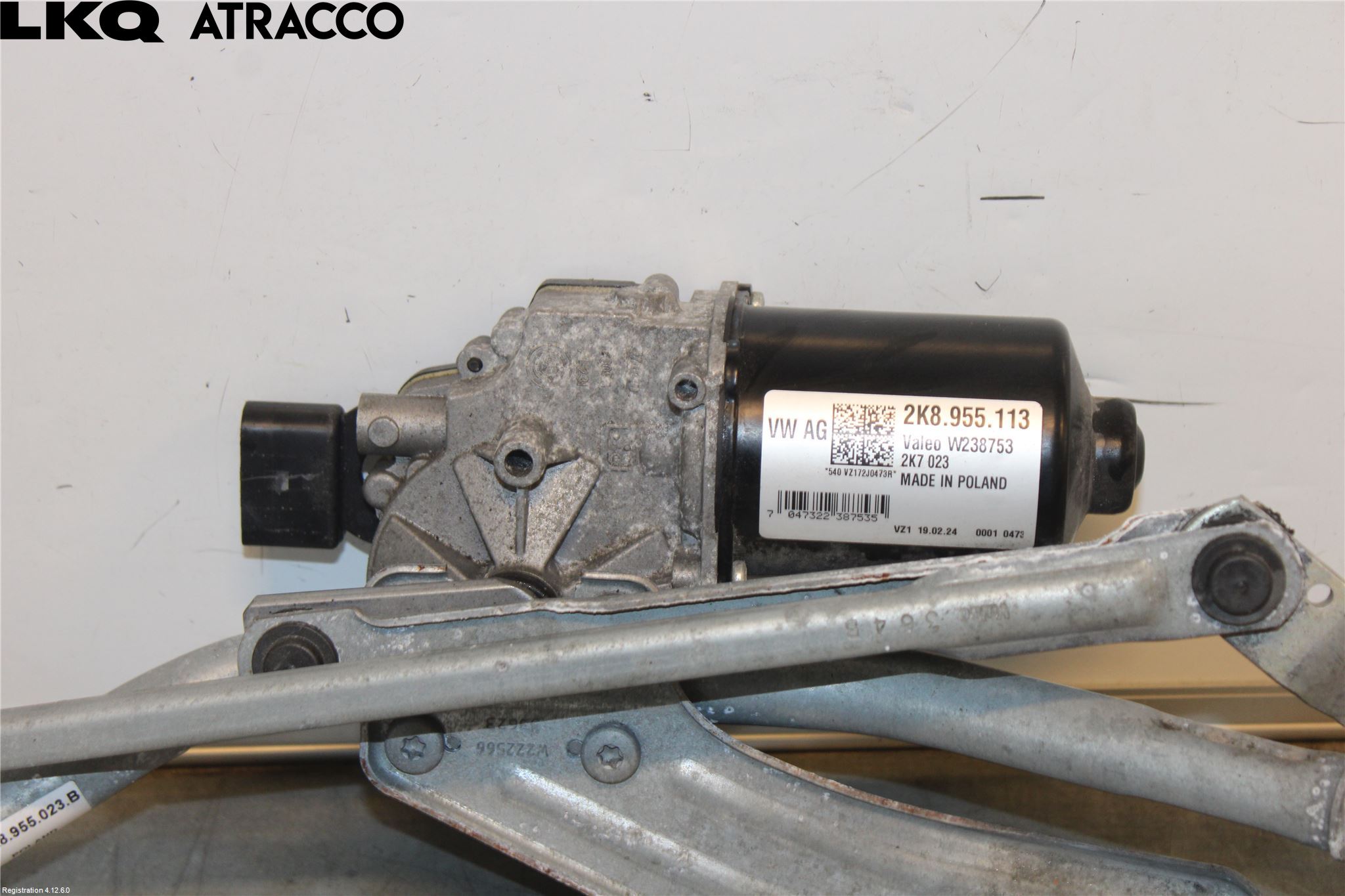 Volkswagen VW CADDY 21- Torkarmotor Vindruta