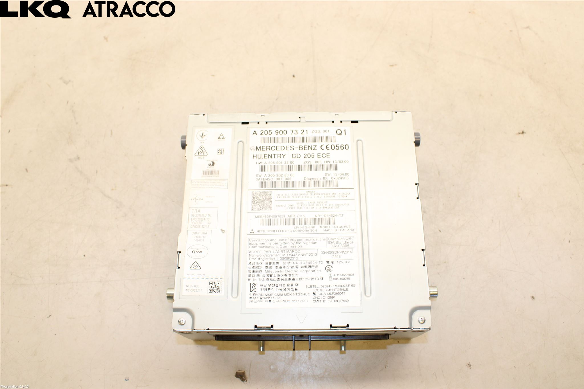 Mercedes-Benz MB C-KLASS (W205) 14-21 Radio
