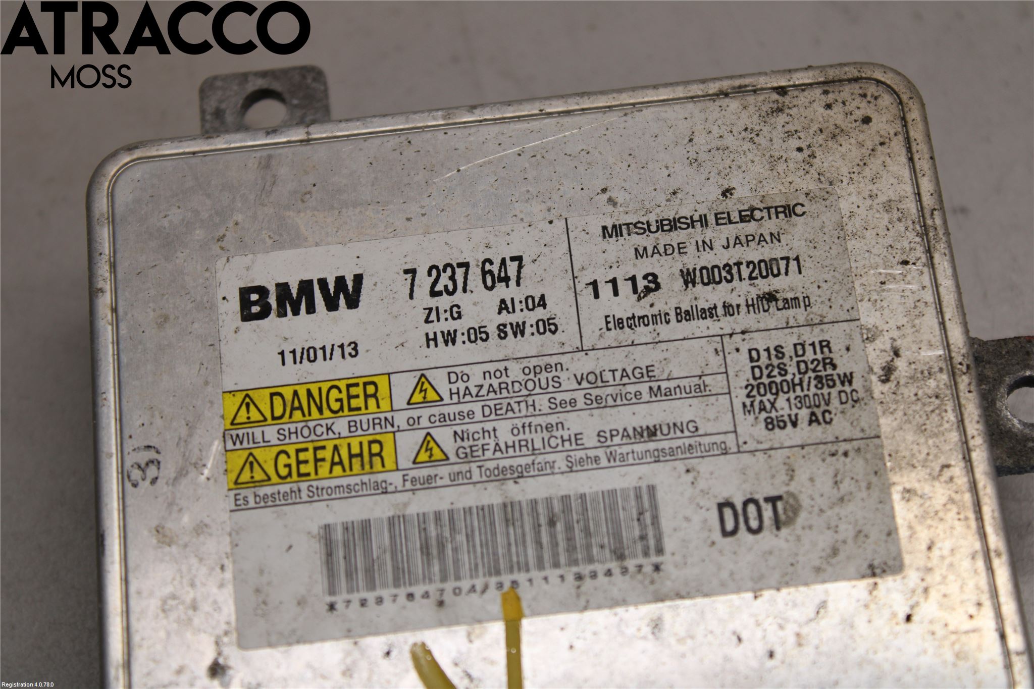 BMW X1 E84 10-15 Styrenhet Strålkastare