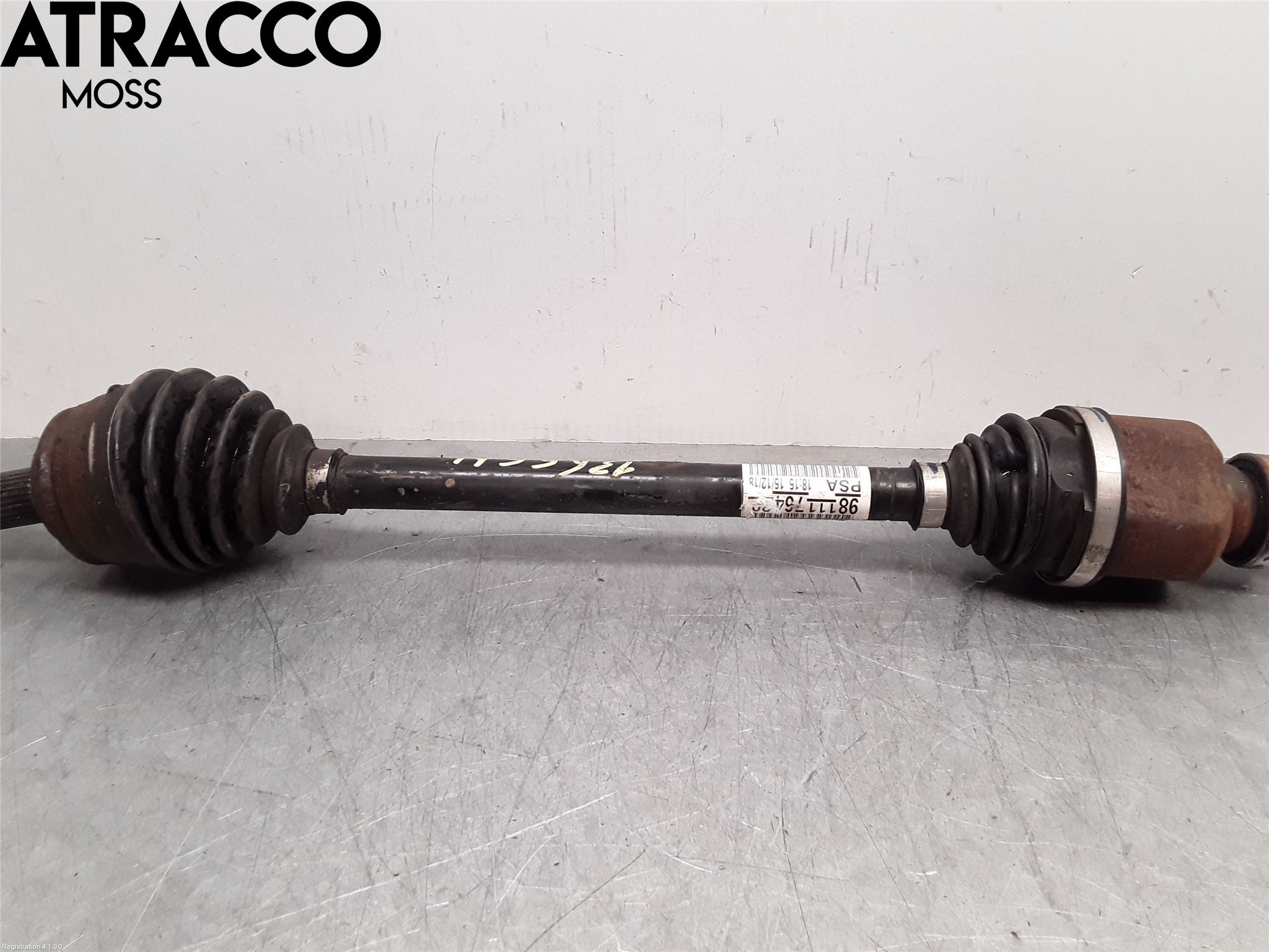 Peugeot 508 19- Drivaxel Fram Höger