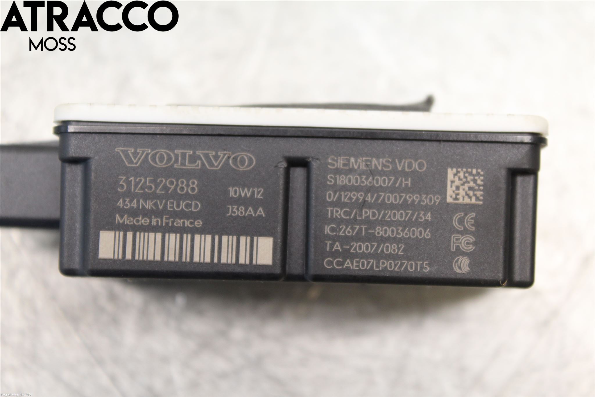 Volvo V70 08-13 Ir Mottagare Larm
