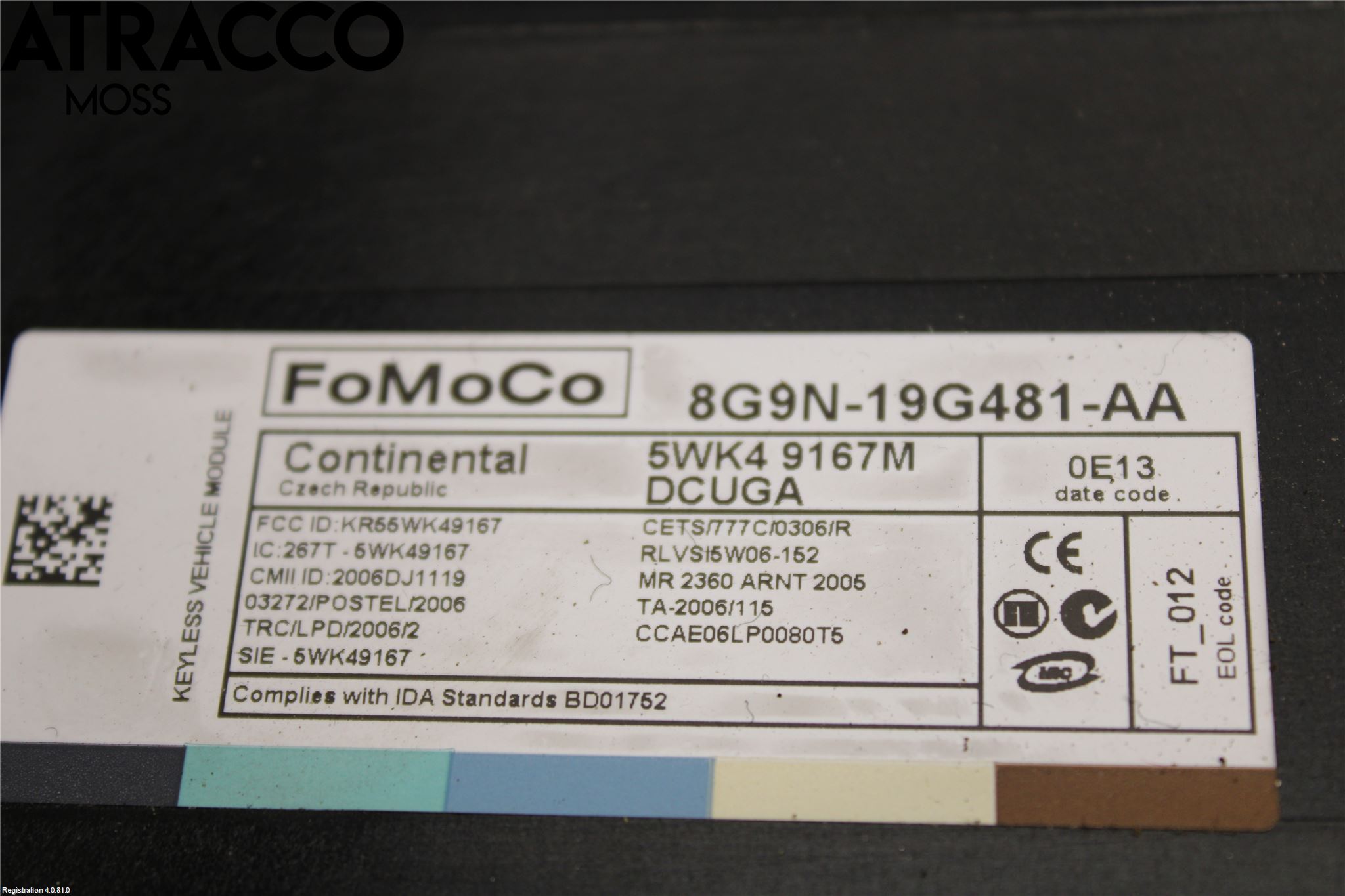 Volvo V70 08-13 Styrenhet Övrigt