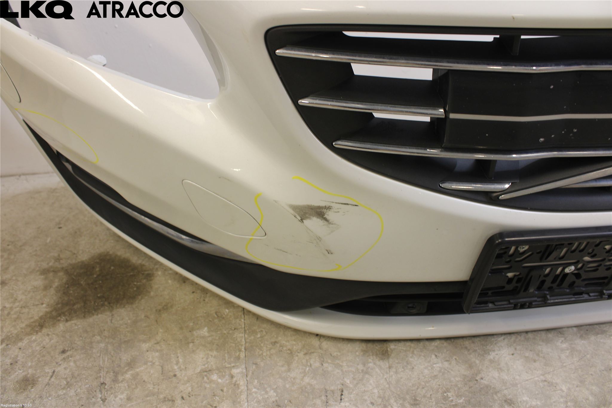 Volvo V60 14-18 Stötfångar Deformelement Fram