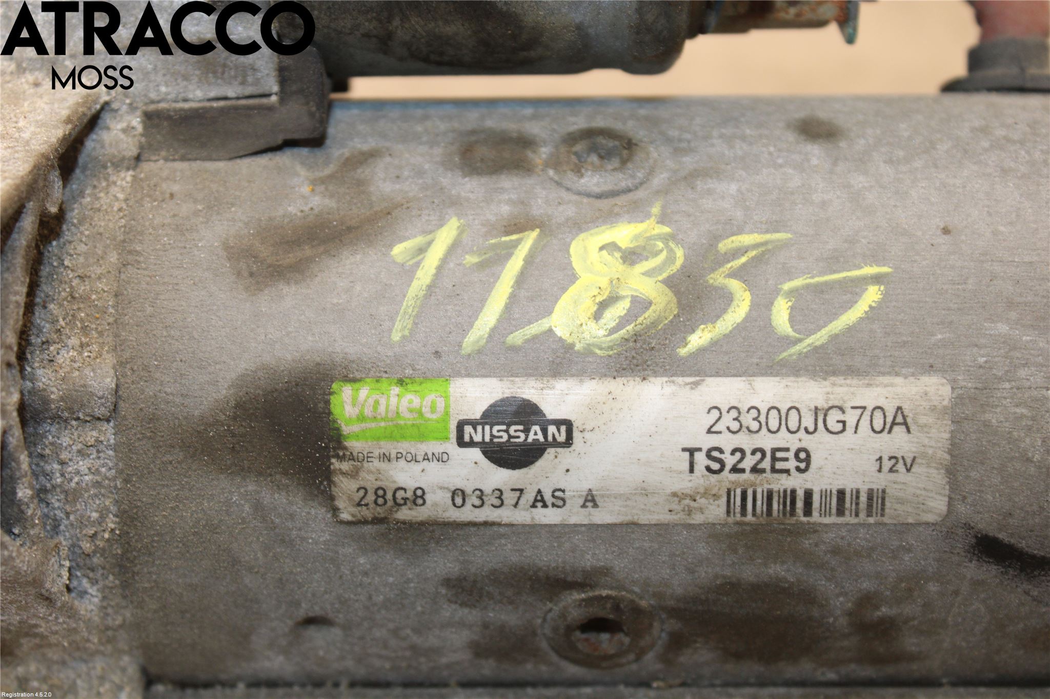 Nissan QASHQAI+2  08-10 Startmotor Diesel