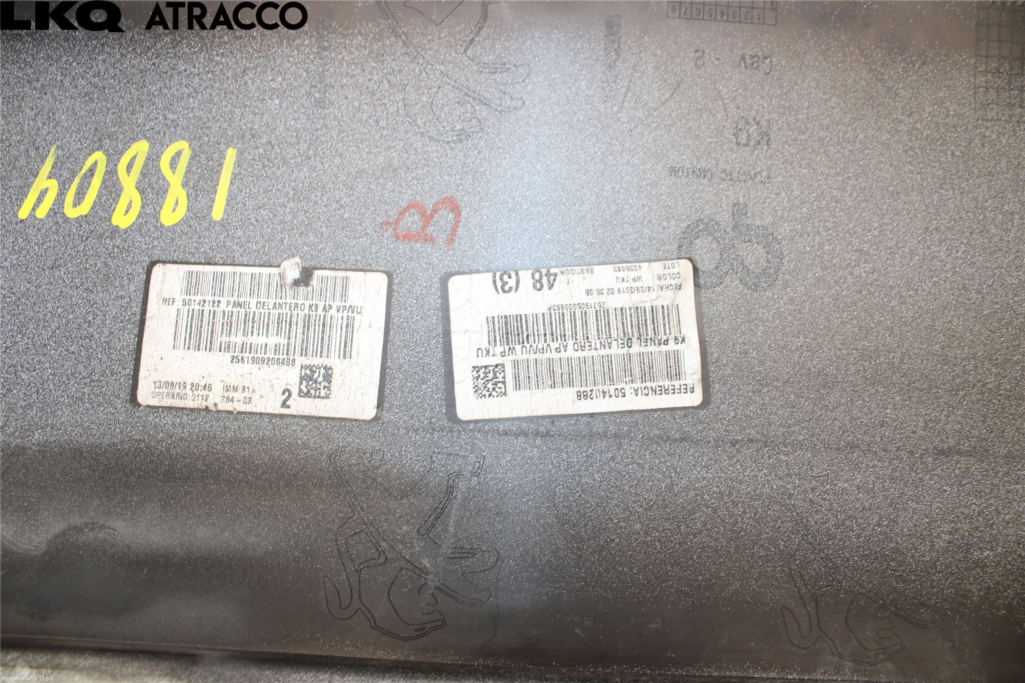 Peugeot PARTNER/E-PARTNER 19- Spoiler Baklucka
