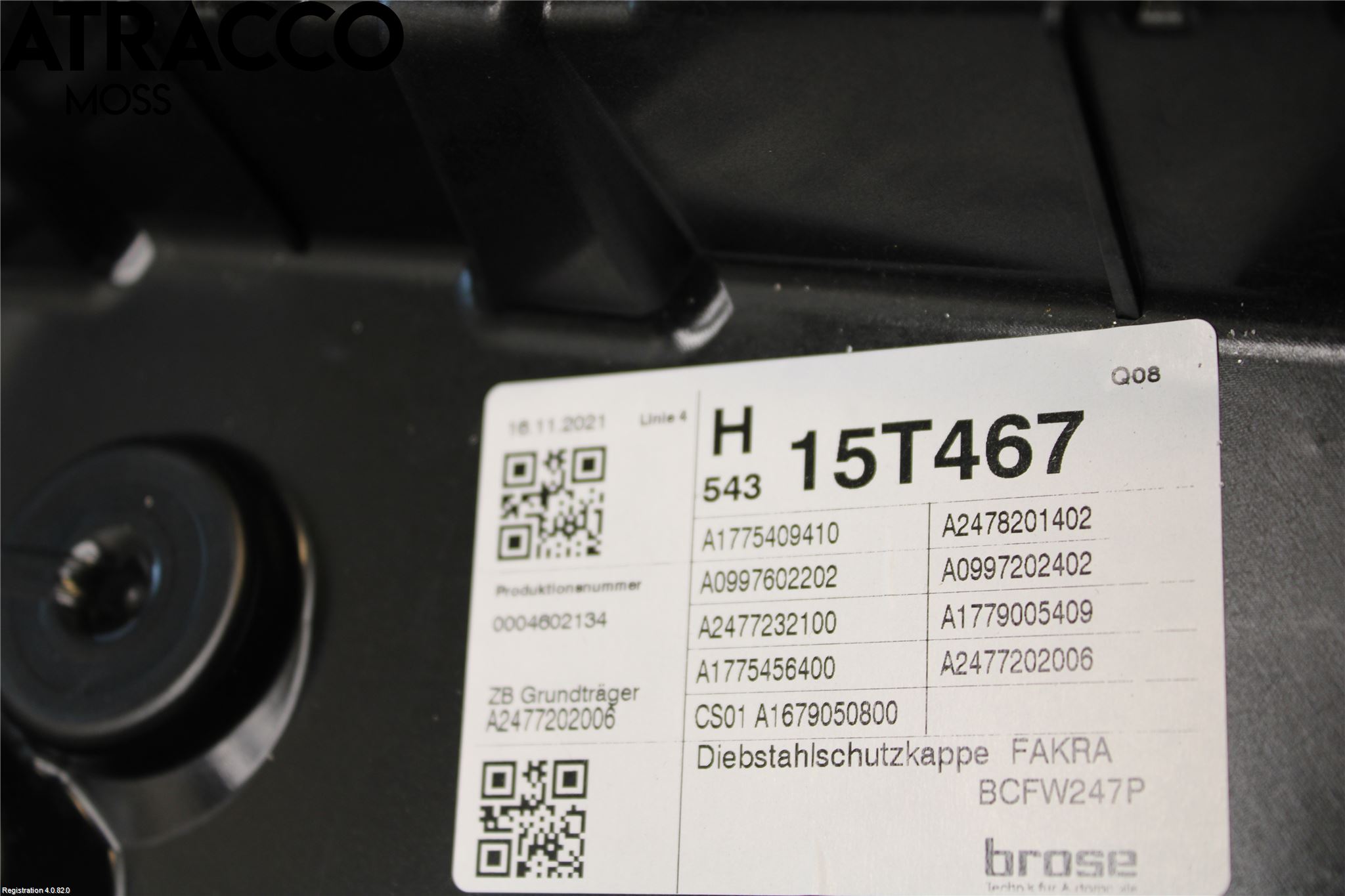 Mercedes-Benz MB EQA (H243) 21- Fönsterhissmekanism