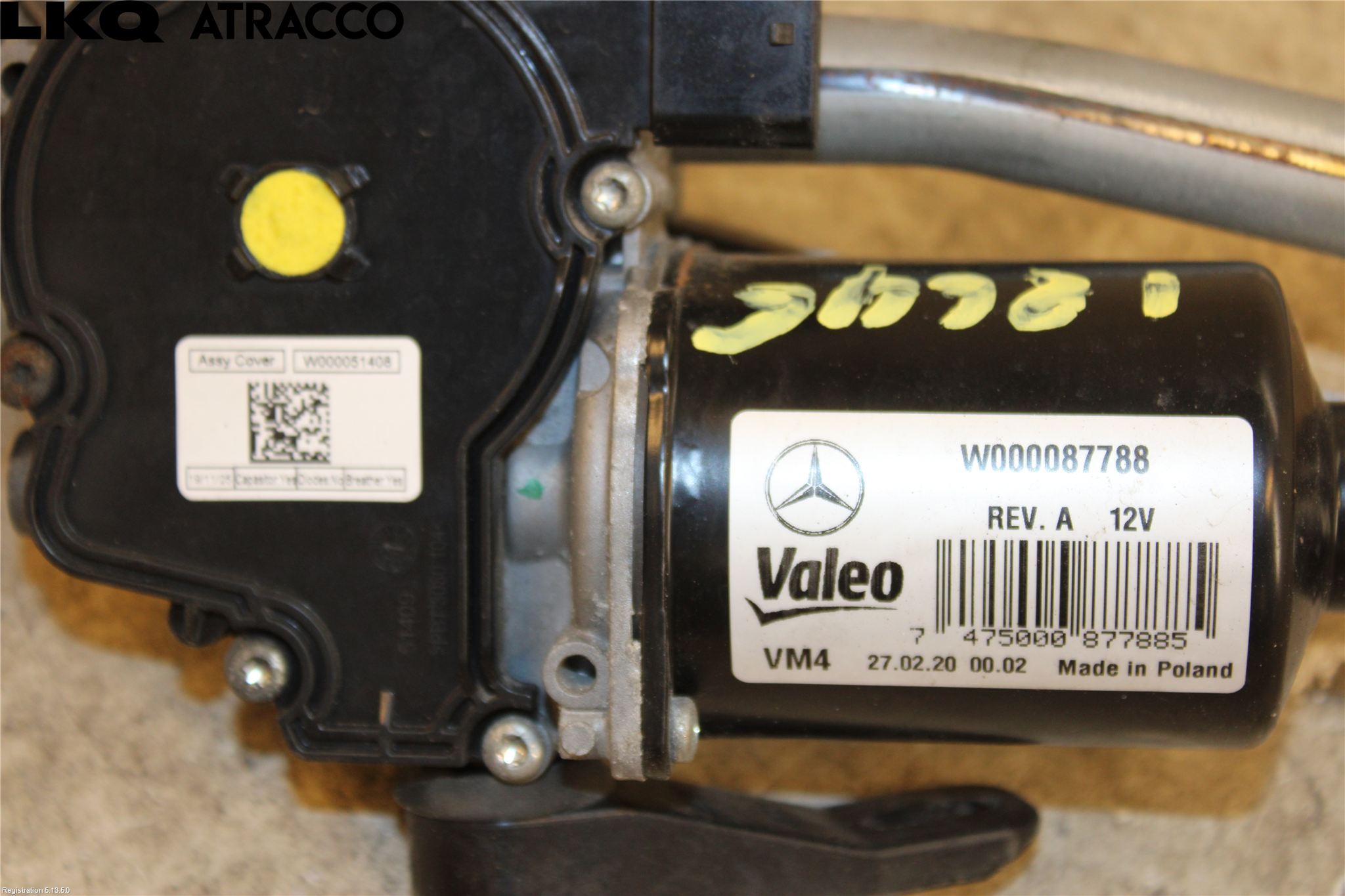 Mercedes-Benz MB SPRINTER (W907/W910) 19- Torkarmekanism Vindruta
