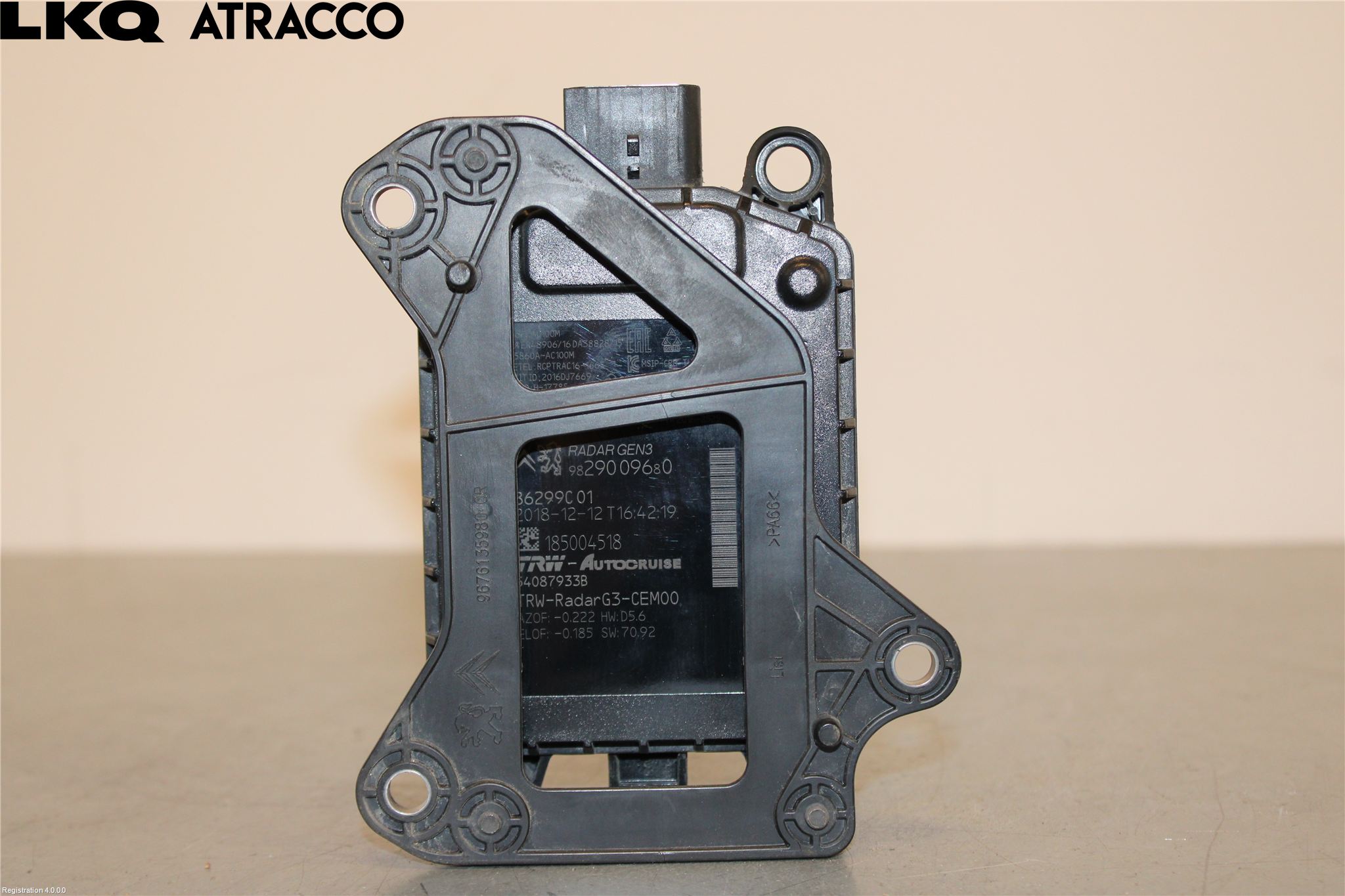 Peugeot 3008 09-16 Parkeringshjälp Frontsensor