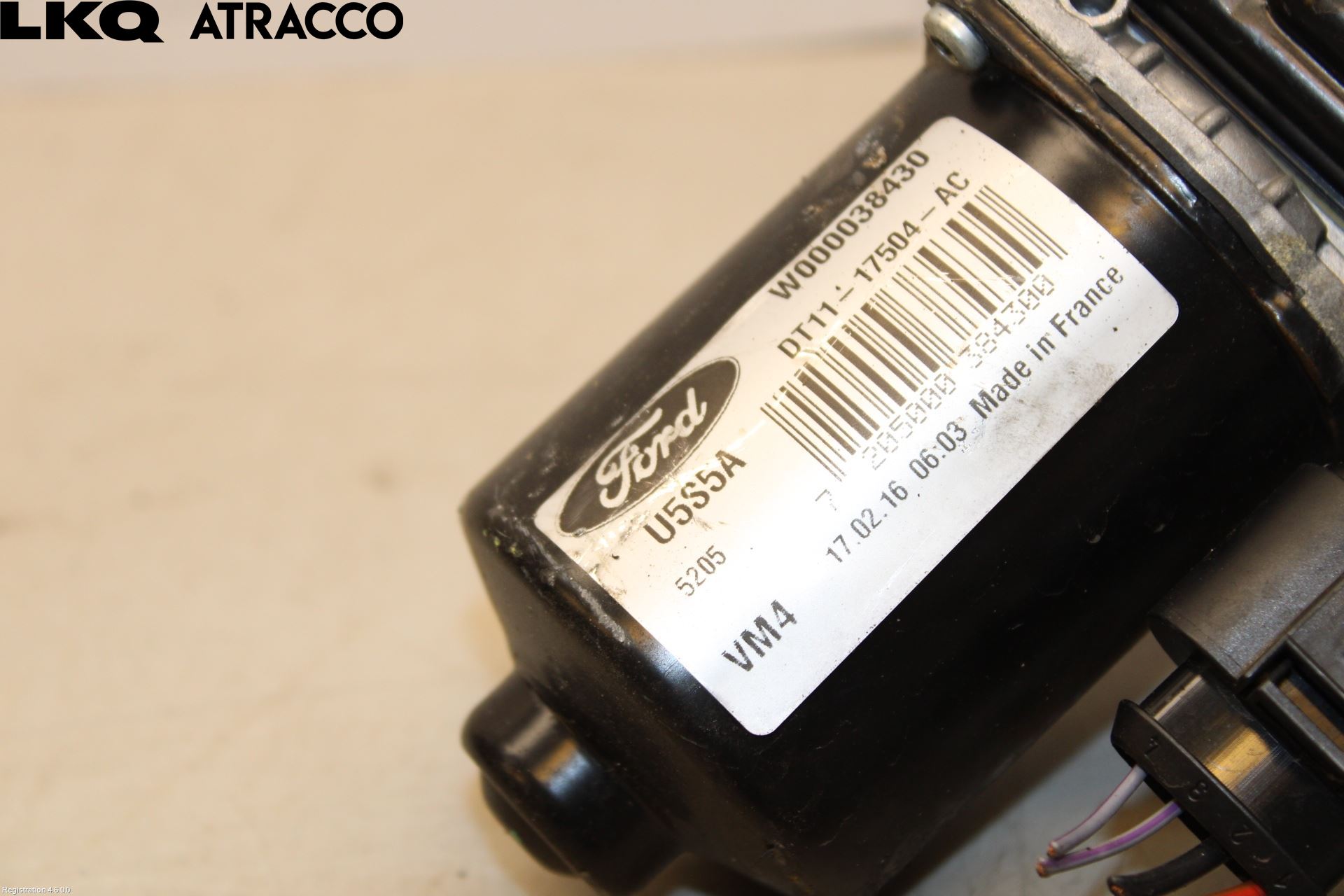 Ford TRANSIT/TOURNEO CONNECT 13-22 Torkarmotor Vindruta