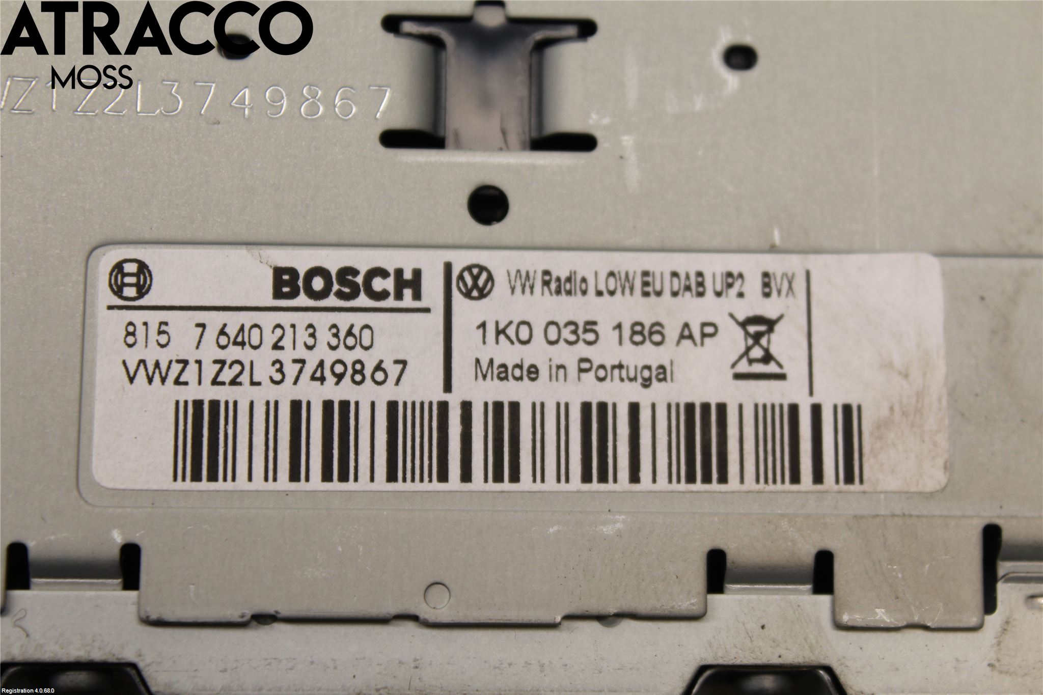 Volkswagen VW GOLF VI 09-13 Cd Radio - Multimediapanel