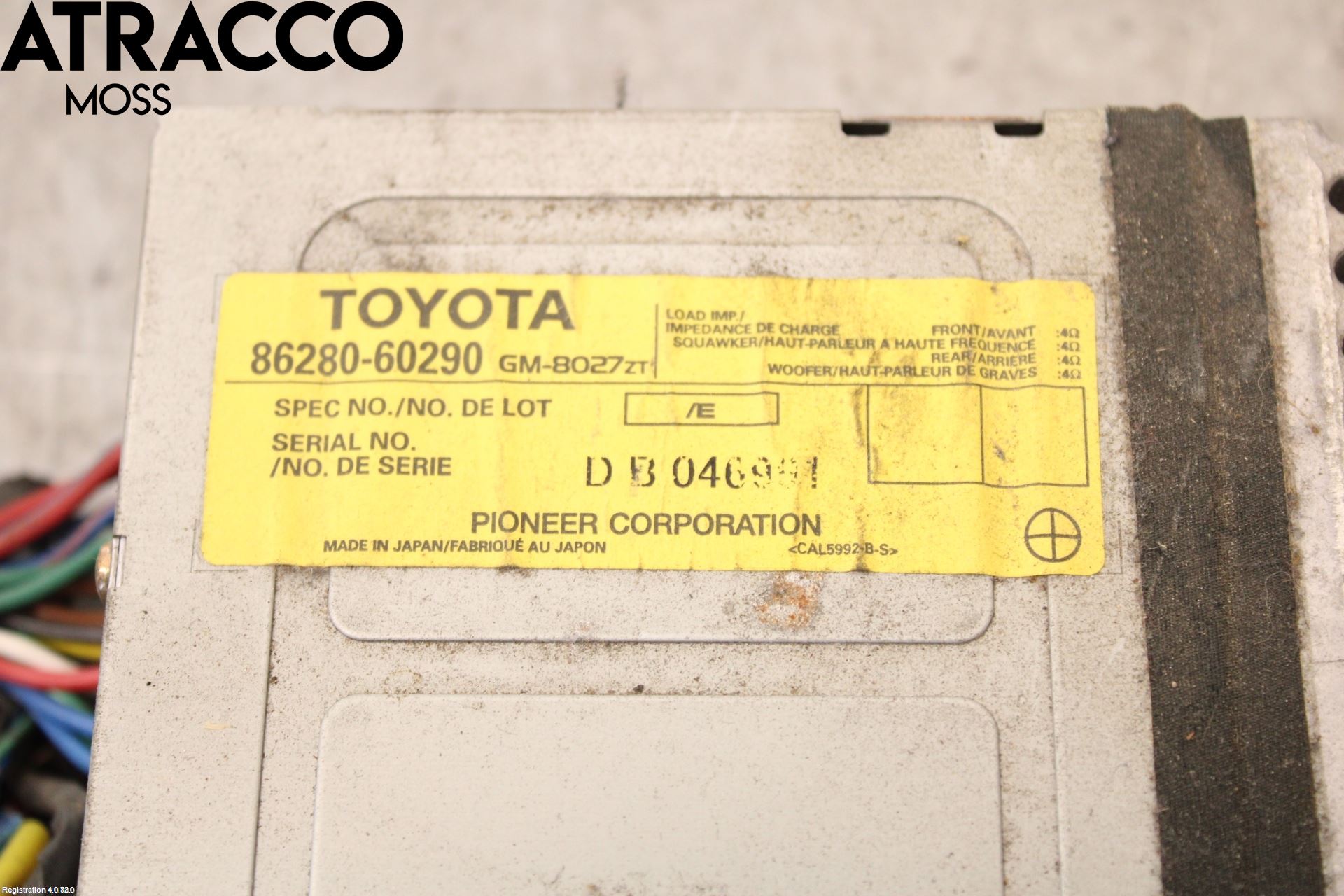 Toyota LANDCRUISER J120 02-09 Radio-Stereo Förstärkare