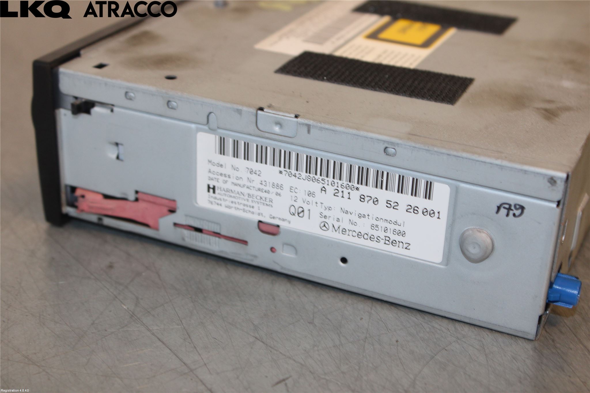 Mercedes-Benz MB E-KLASS (W211) 02-09 Gps Navigator
